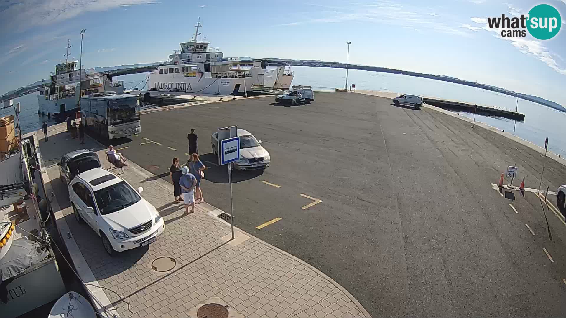 Tkon Live cam – ferry – Dalmatia – Croatia
