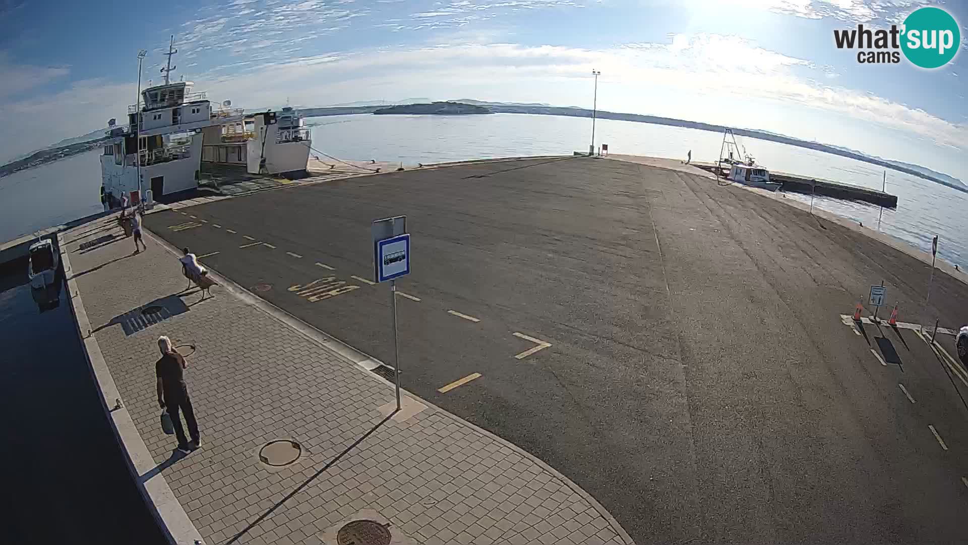 Tkon Live cam – traghetto – Dalmazia – Croazia