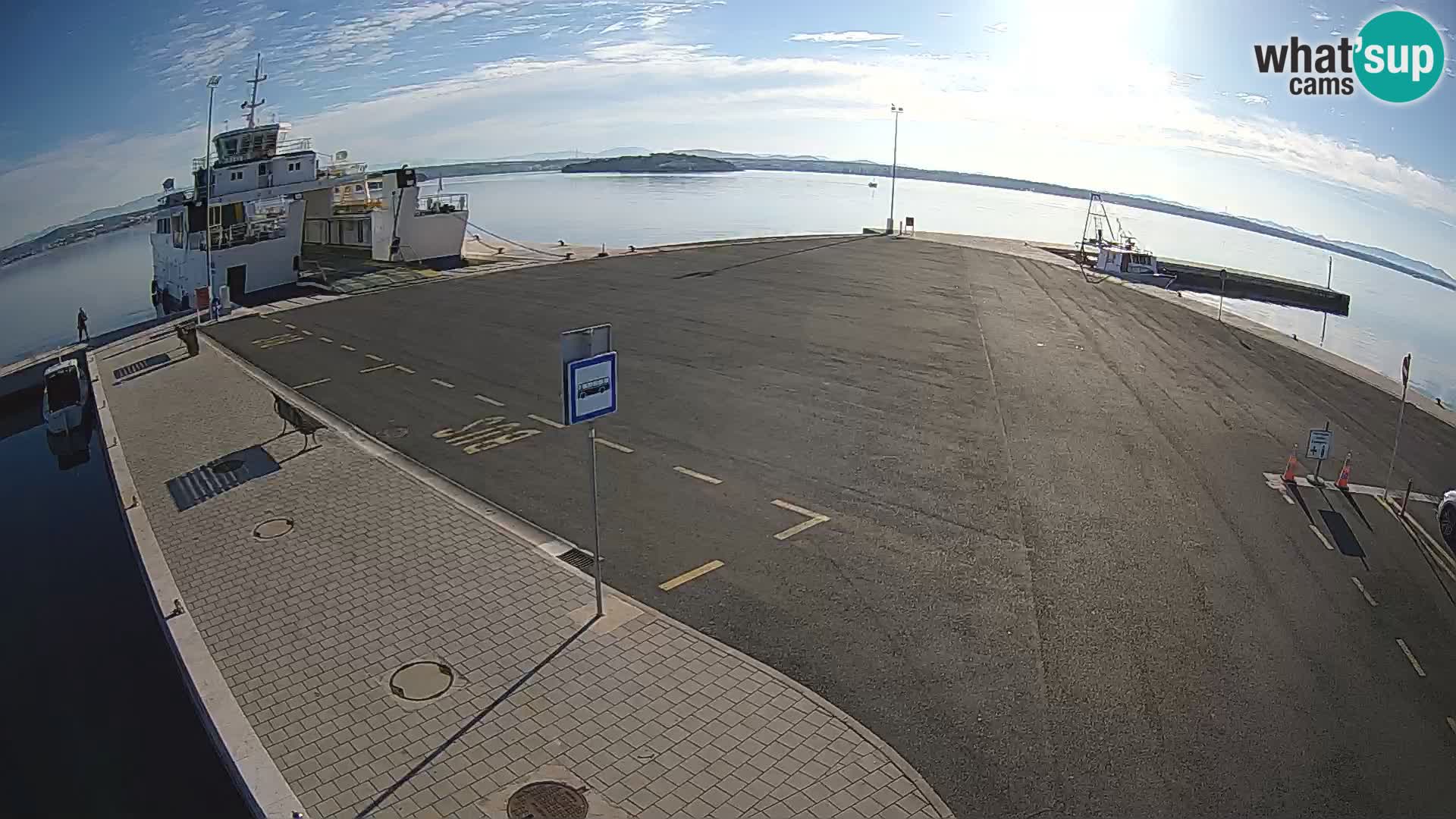 Tkon Live cam – traghetto – Dalmazia – Croazia
