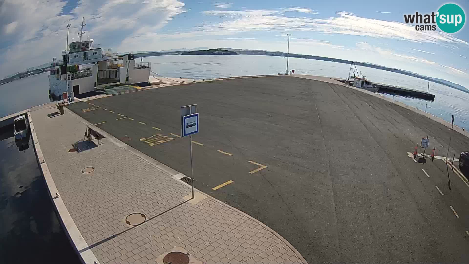 Tkon Live cam – traghetto – Dalmazia – Croazia