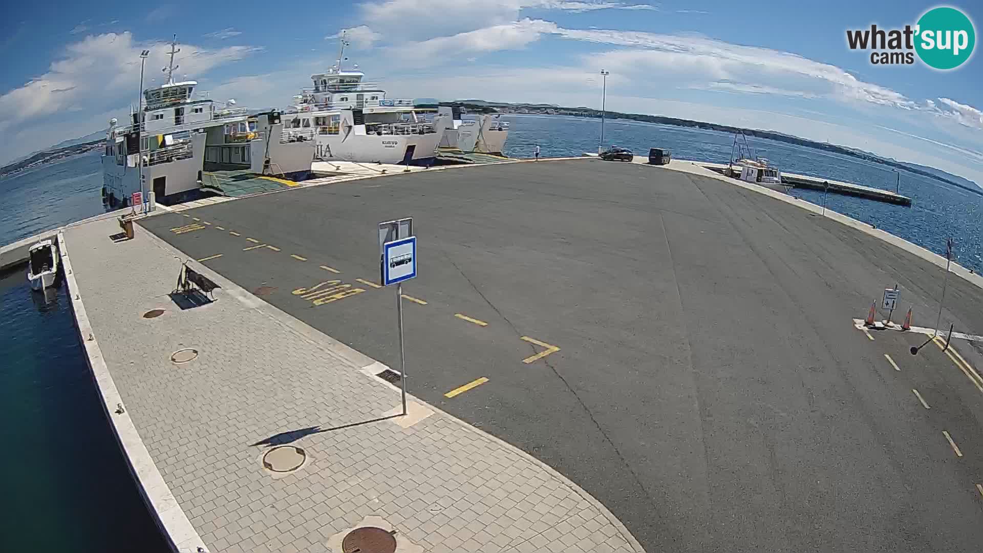 Tkon Live cam – traghetto – Dalmazia – Croazia
