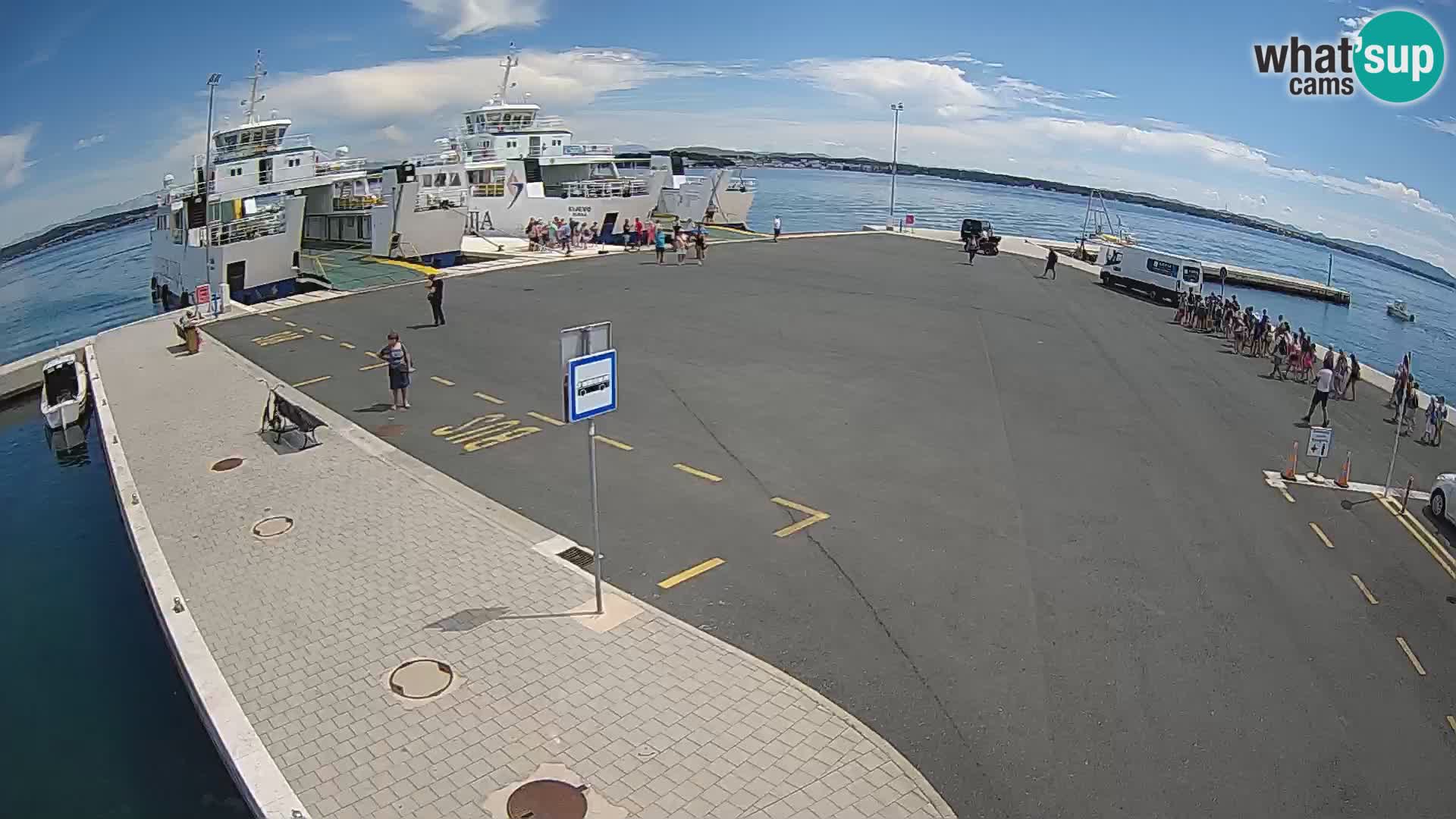 Tkon Live cam – traghetto – Dalmazia – Croazia