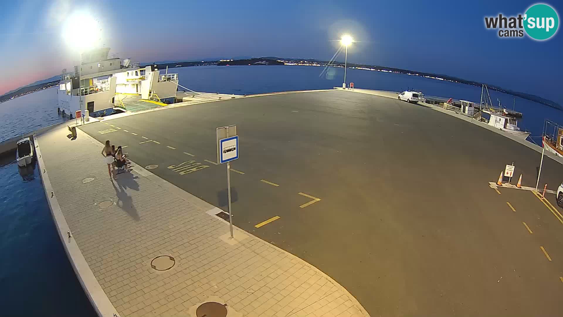 Tkon Live cam – Fähre – Dalmatien – Kroatien