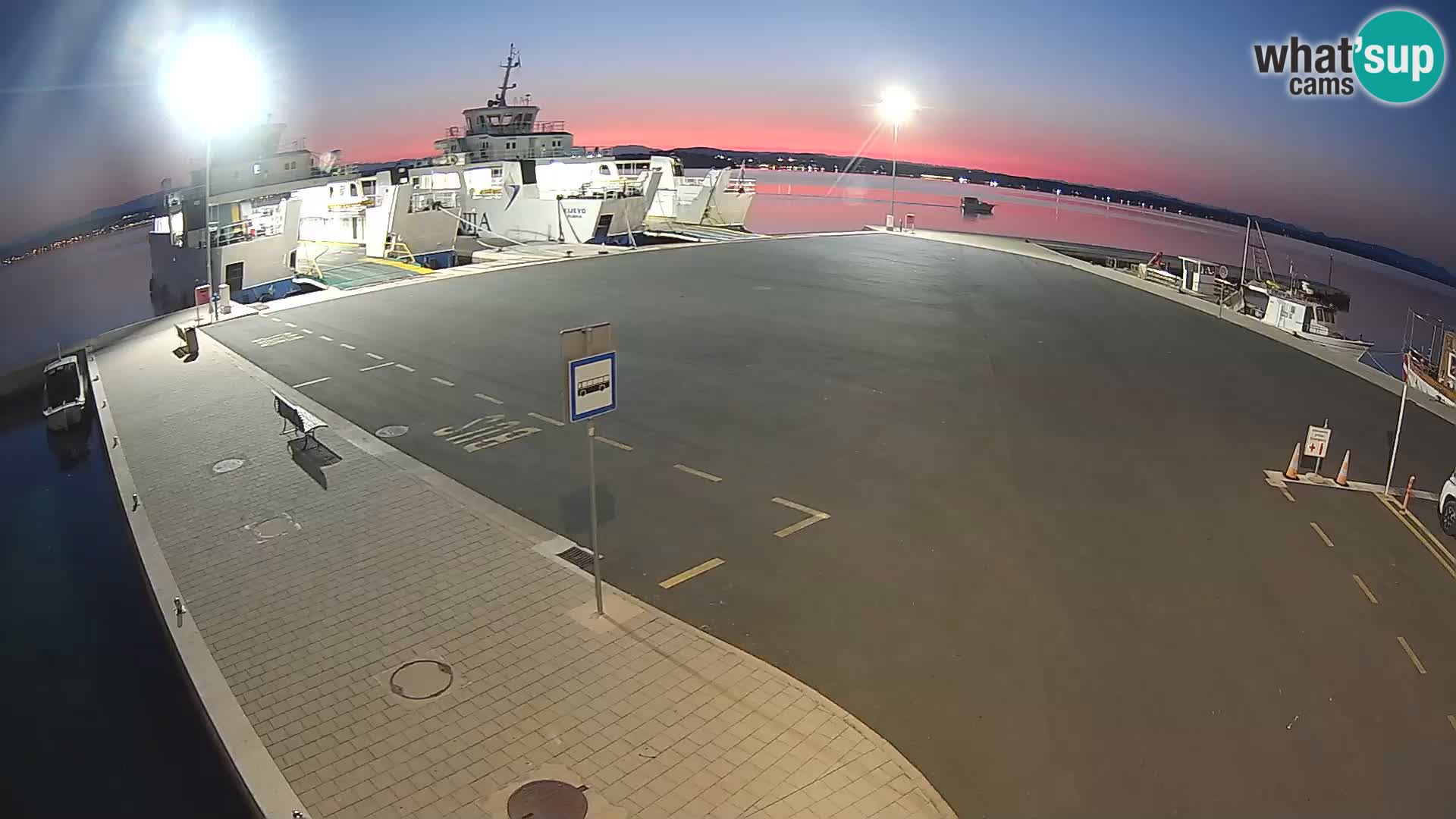 Tkon Live cam – ferry – Dalmatia – Croatia