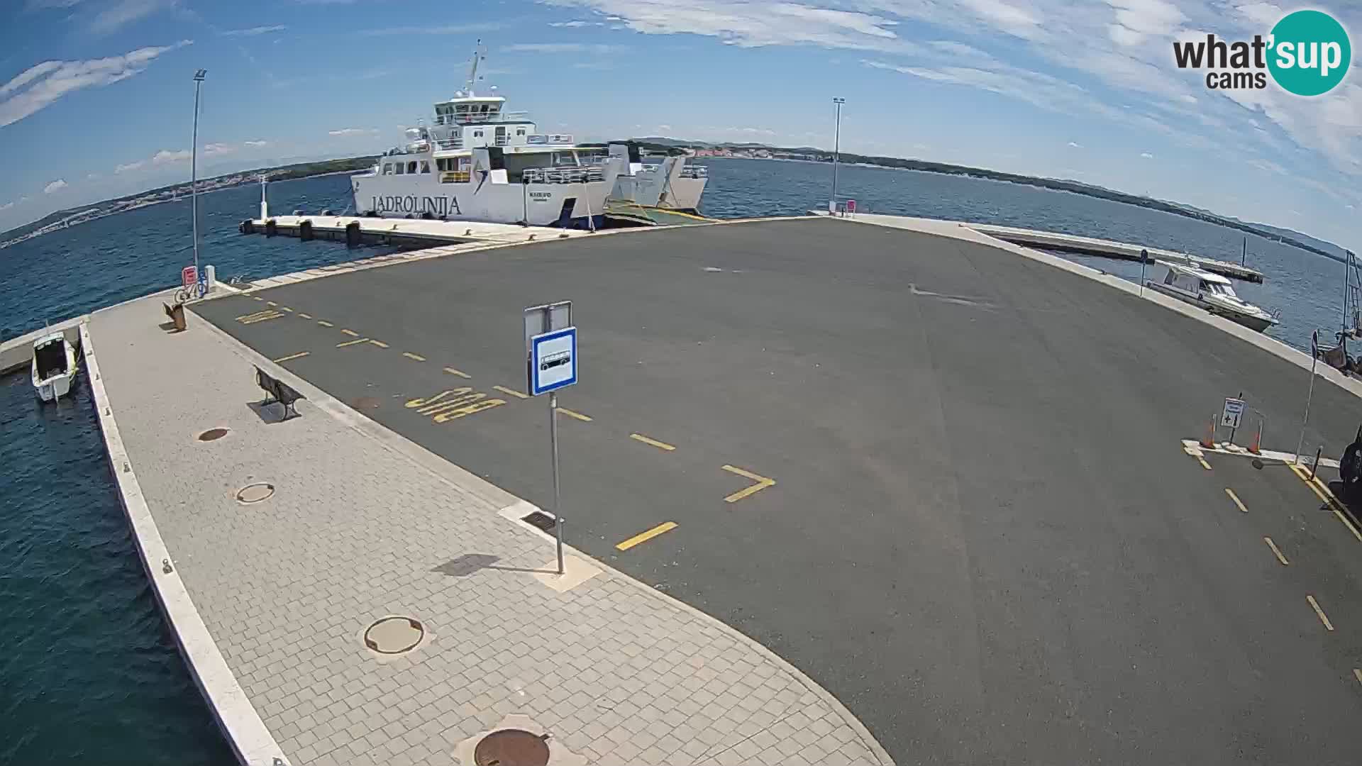 Tkon Live cam – ferry – Dalmatia – Croatia