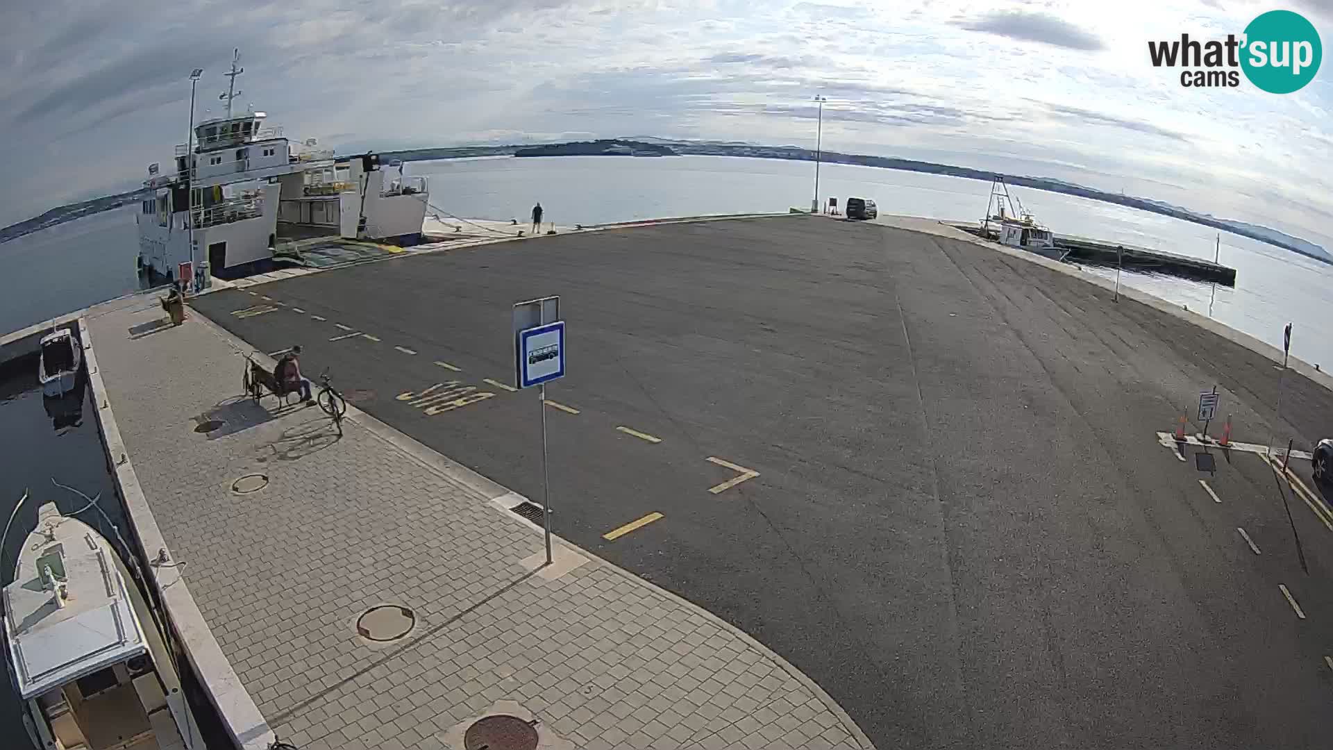 Tkon Live cam – ferry – Dalmatia – Croatia