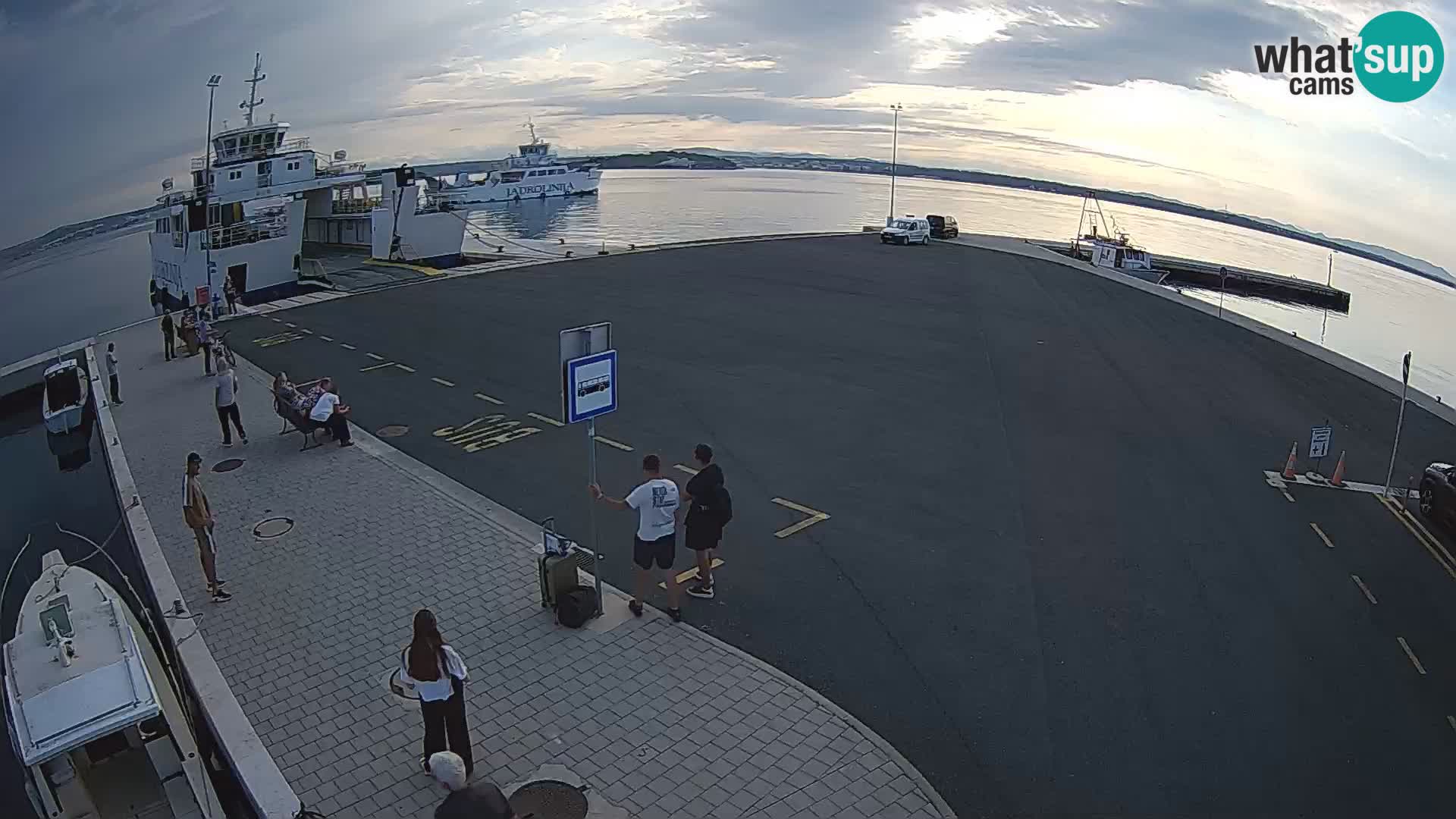 Tkon Live cam – ferry – Dalmatia – Croatia