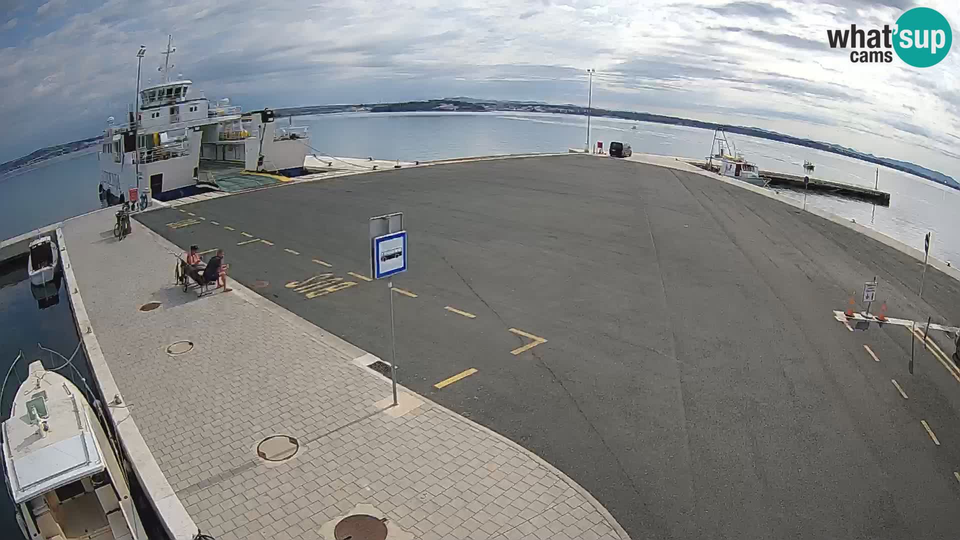 Tkon Live cam – ferry – Dalmatia – Croatia