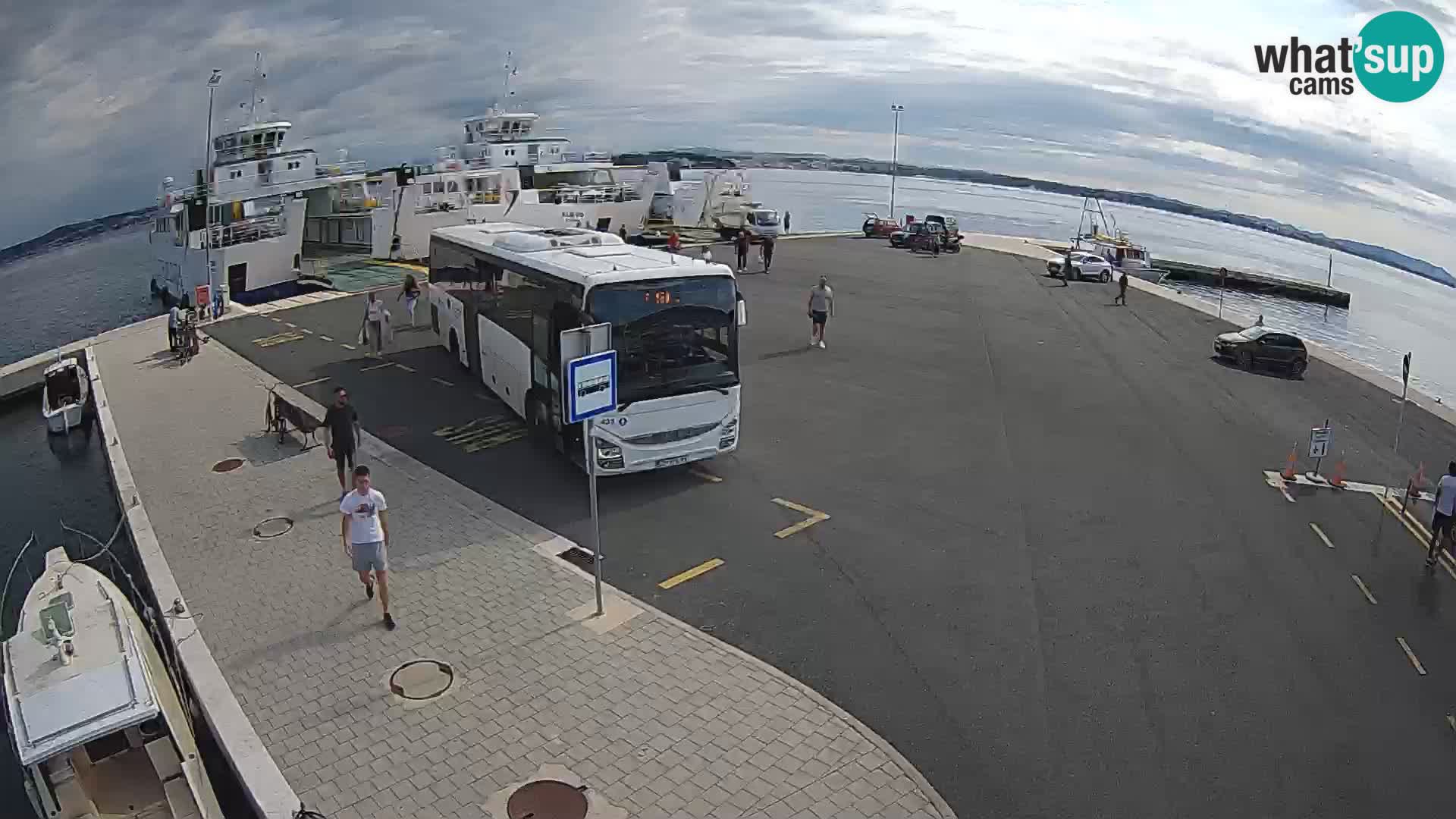 Tkon Live cam – Fähre – Dalmatien – Kroatien