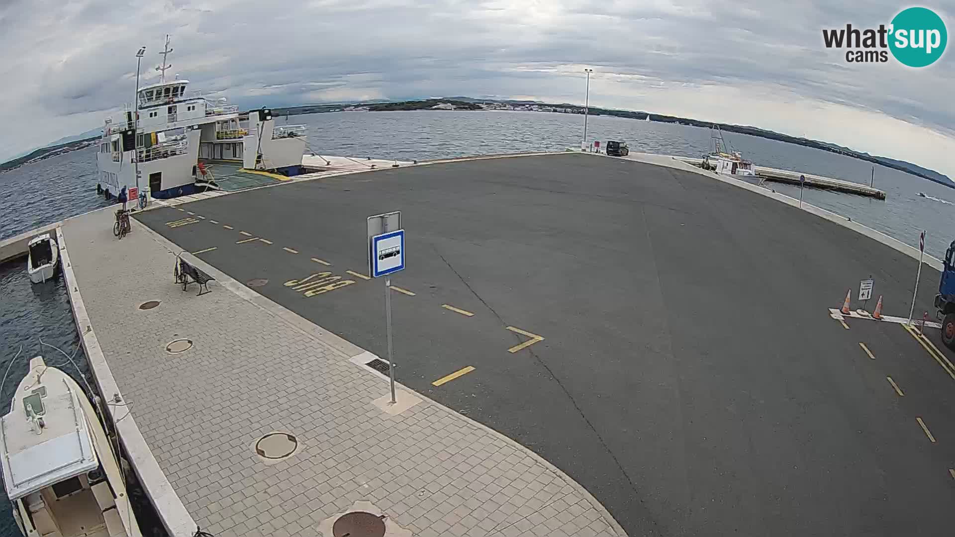 Tkon Live cam – ferry – Dalmatie – Croatie