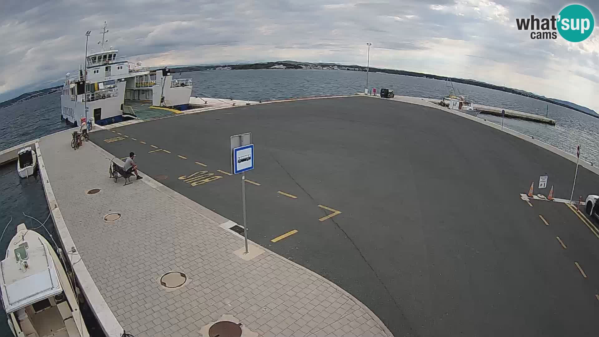 Tkon Live cam – ferry – Dalmatia – Croatia