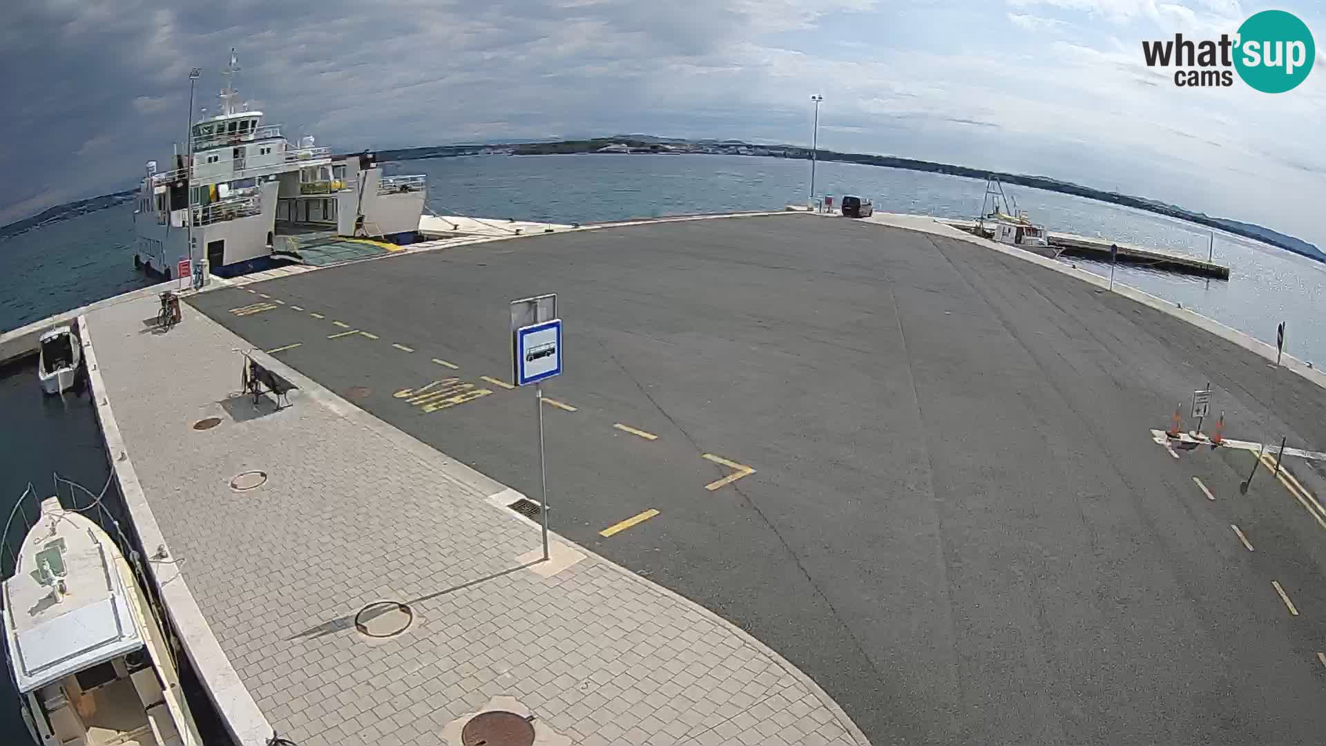 Tkon Live cam – ferry – Dalmatie – Croatie