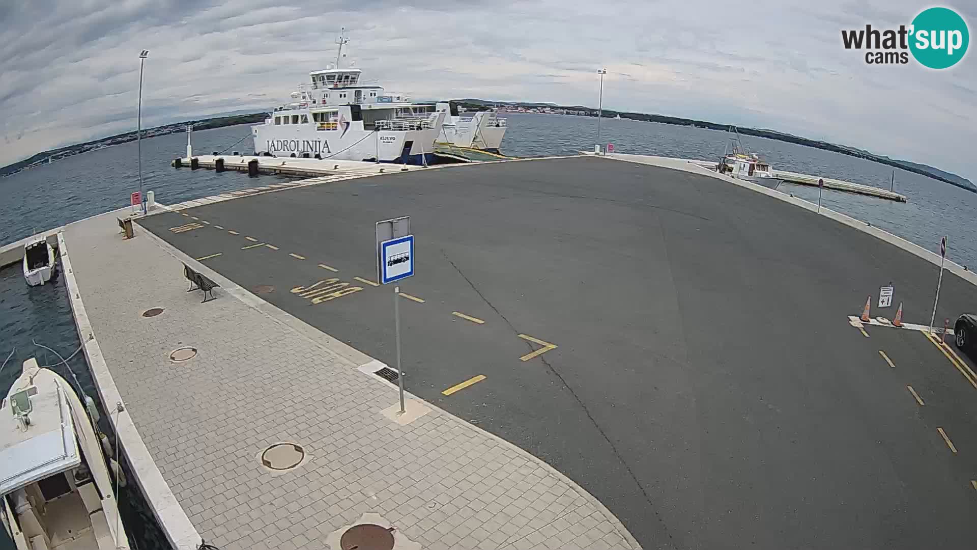 Tkon Live cam – ferry – Dalmatie – Croatie