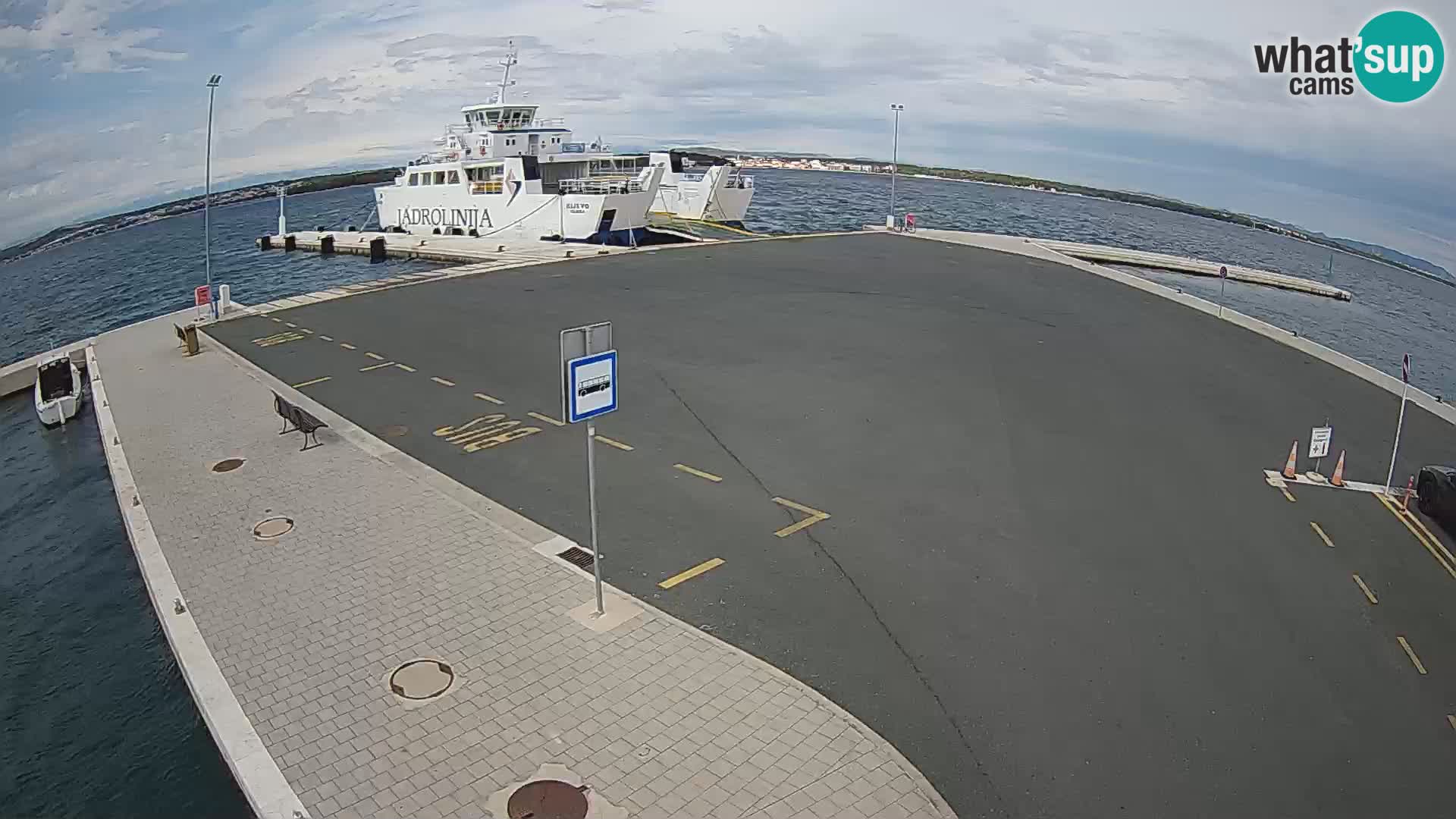 Tkon Live cam – ferry – Dalmatia – Croatia