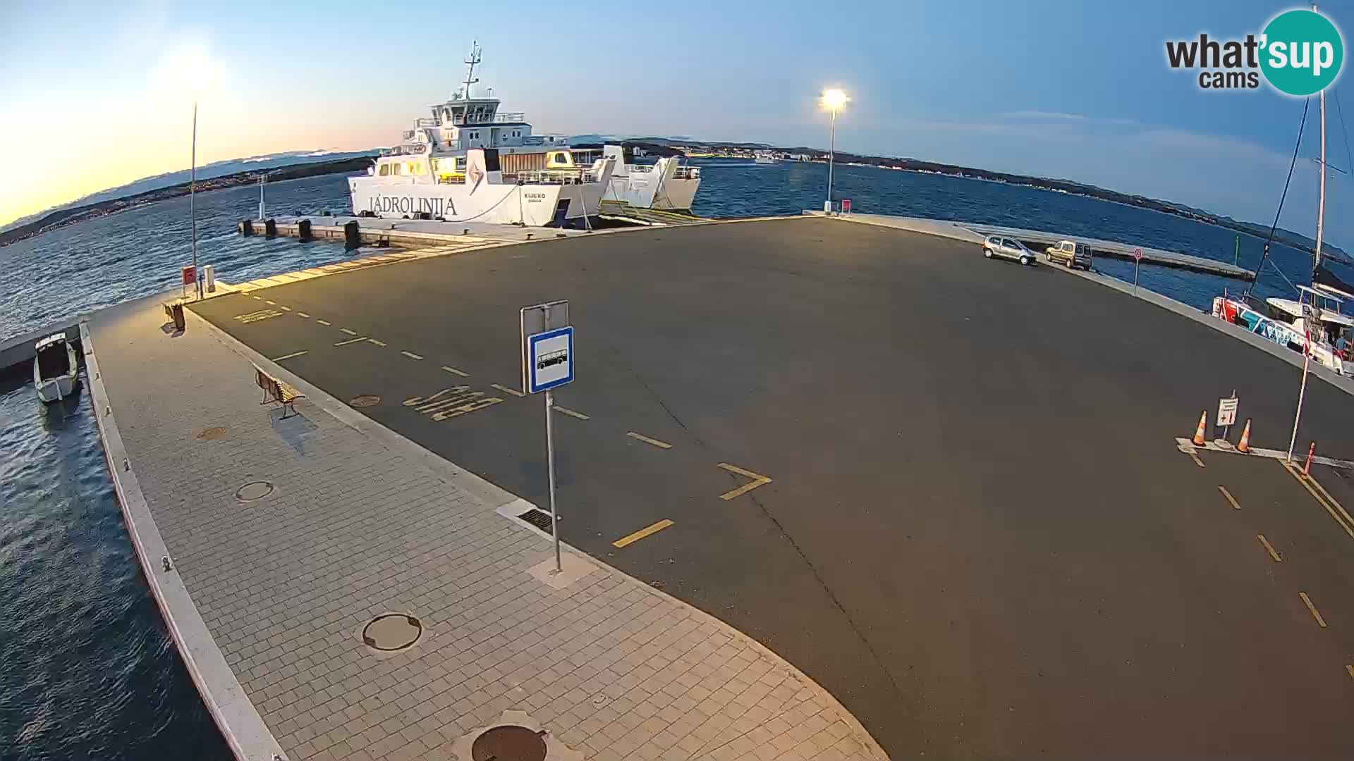 Tkon Live cam – ferry – Dalmatia – Croatia