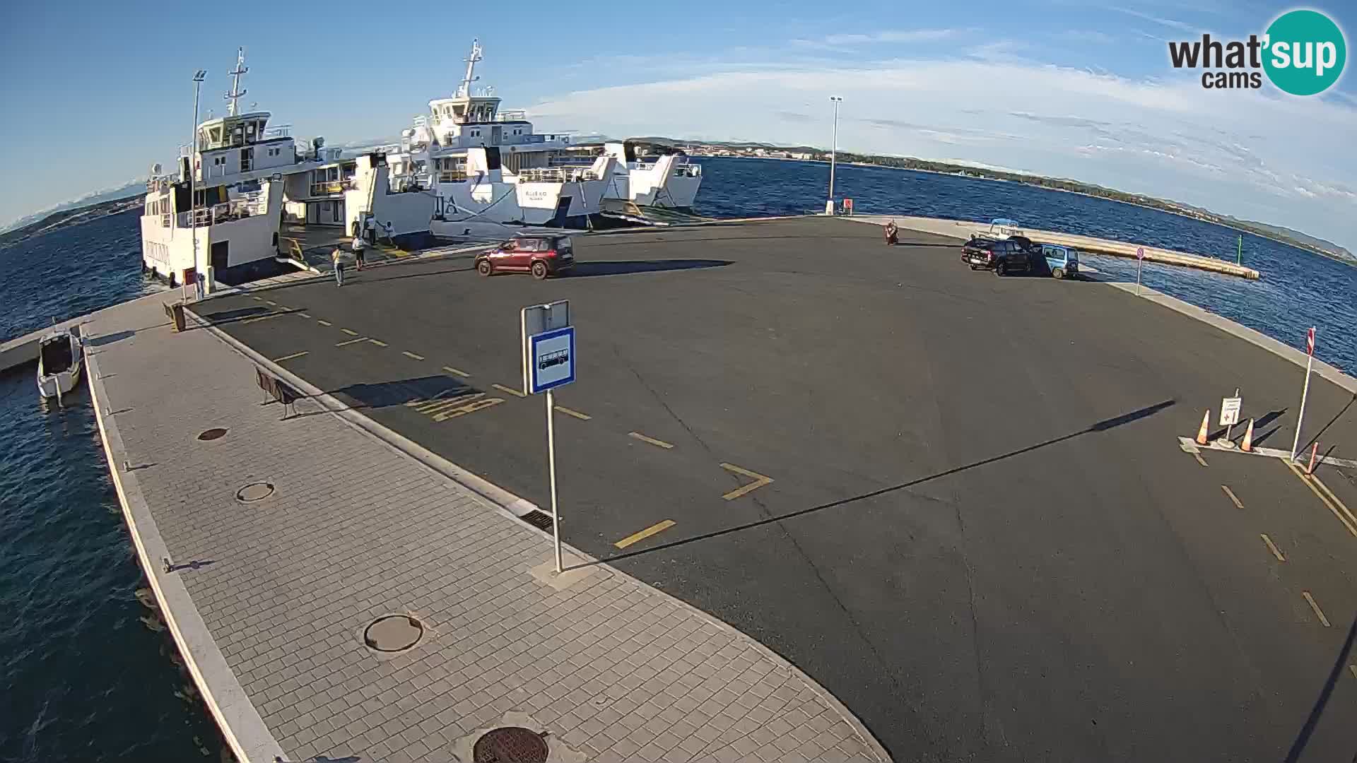 Tkon Live cam – Fähre – Dalmatien – Kroatien