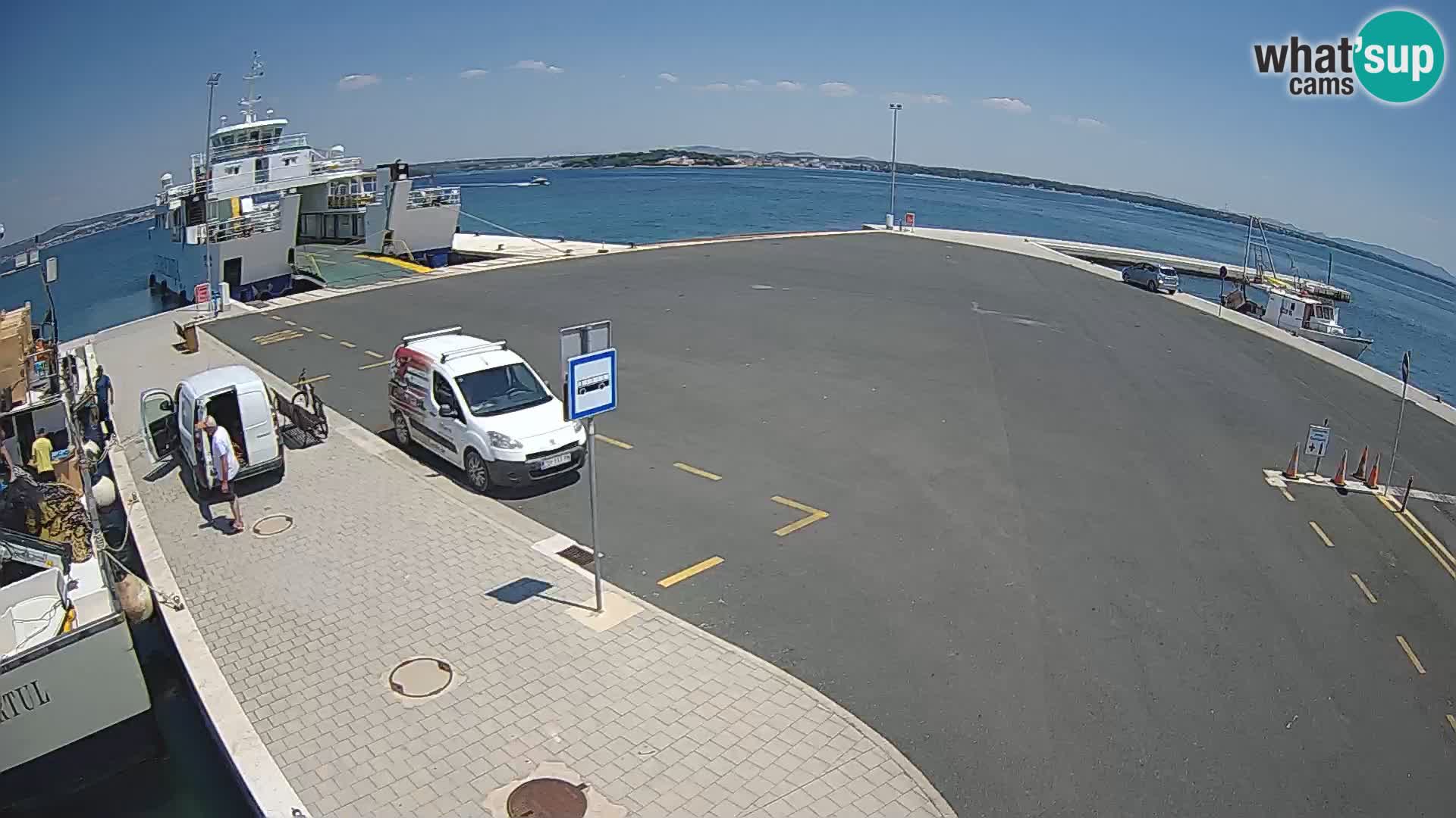 Tkon Live cam – ferry – Dalmatia – Croatia