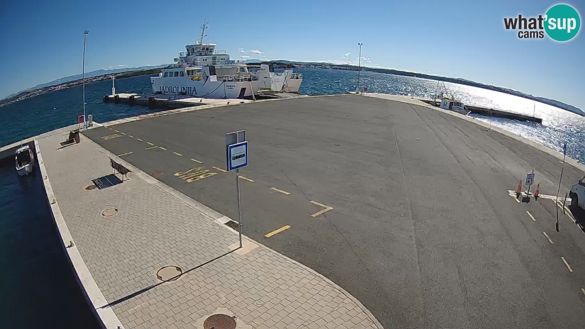 Tkon Live cam – ferry – Dalmatia – Croatia