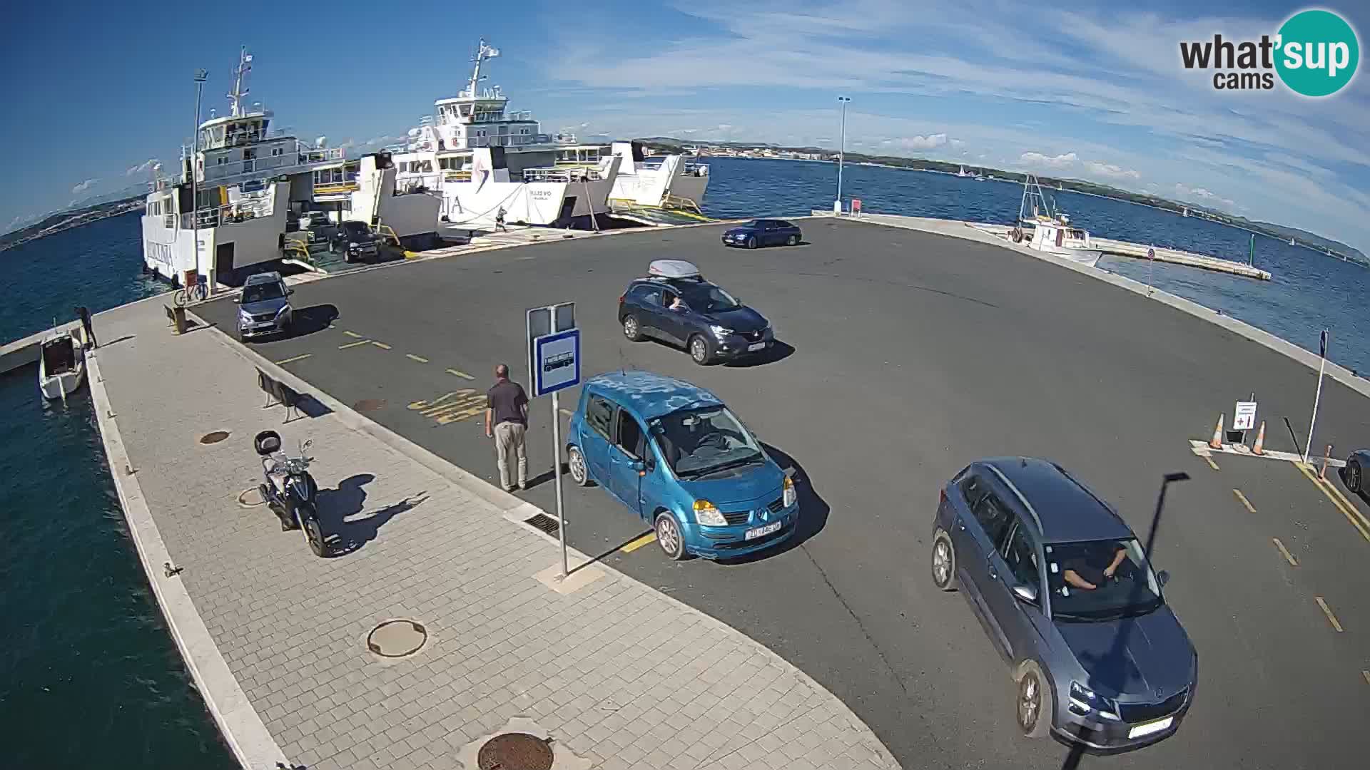 Tkon Live cam – traghetto – Dalmazia – Croazia