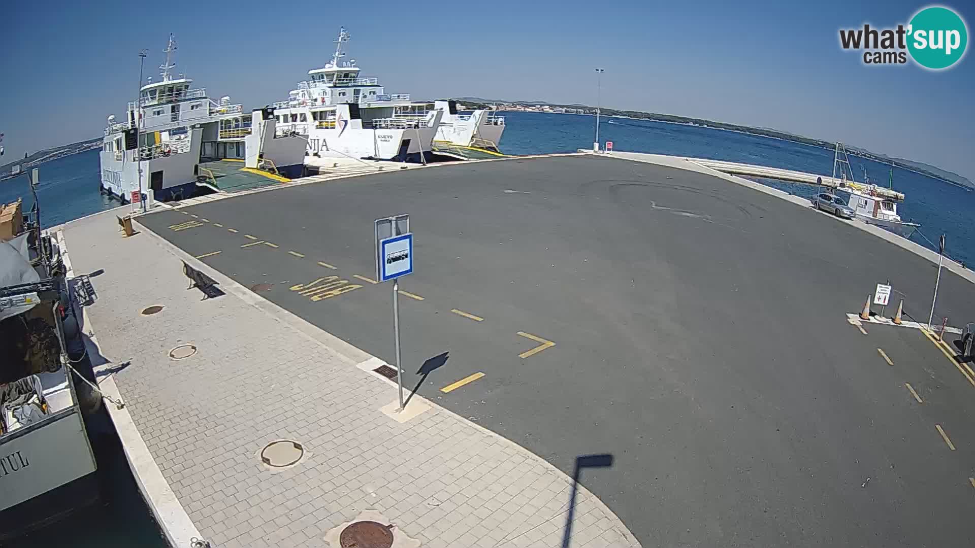 Tkon Live cam – ferry – Dalmatia – Croatia