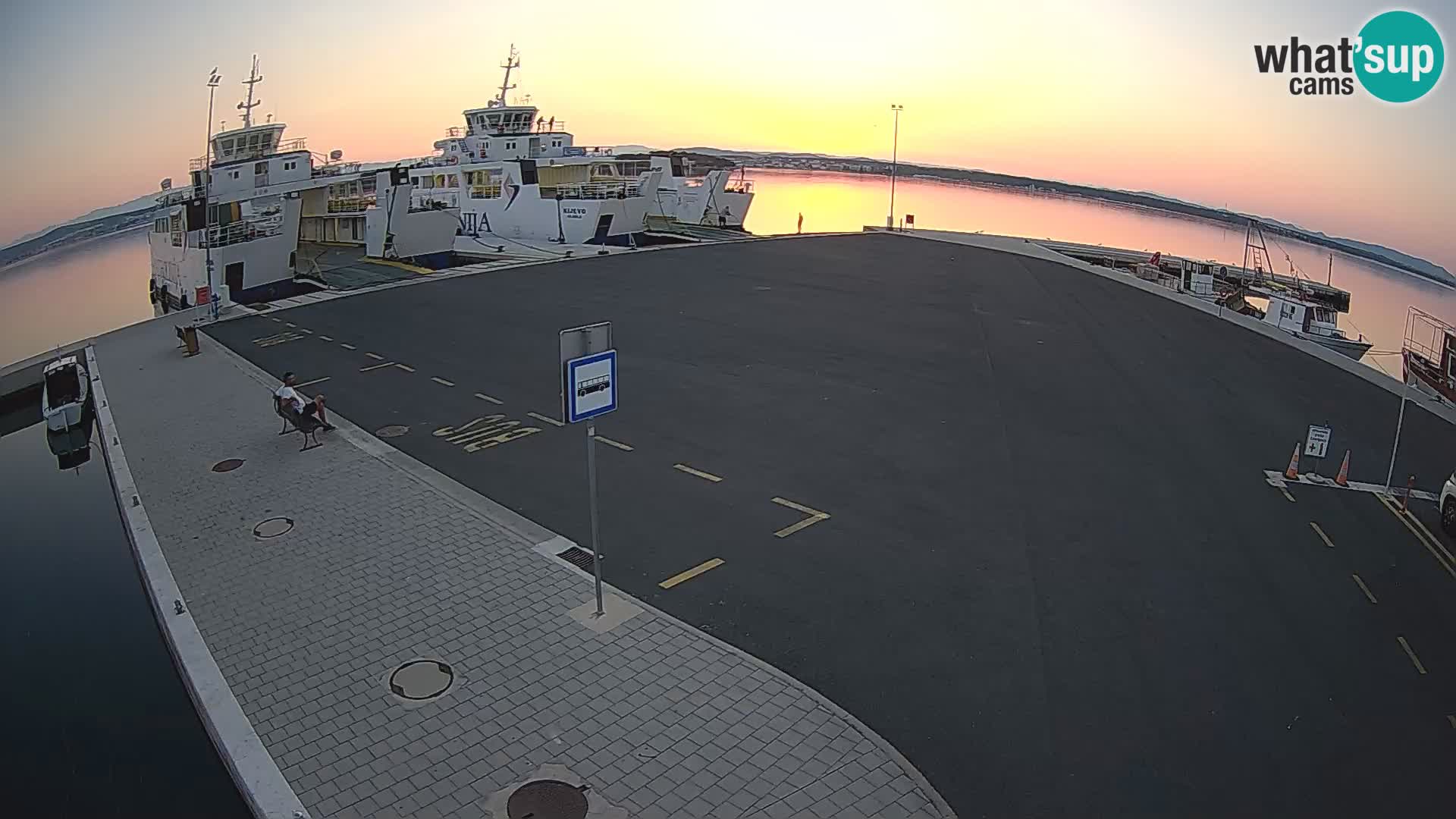 Tkon Live cam – Fähre – Dalmatien – Kroatien