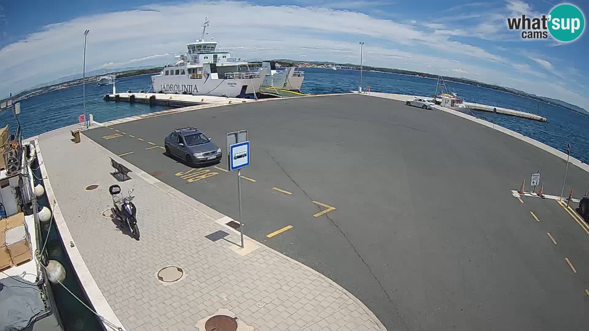 Tkon Live cam – ferry – Dalmatia – Croatia