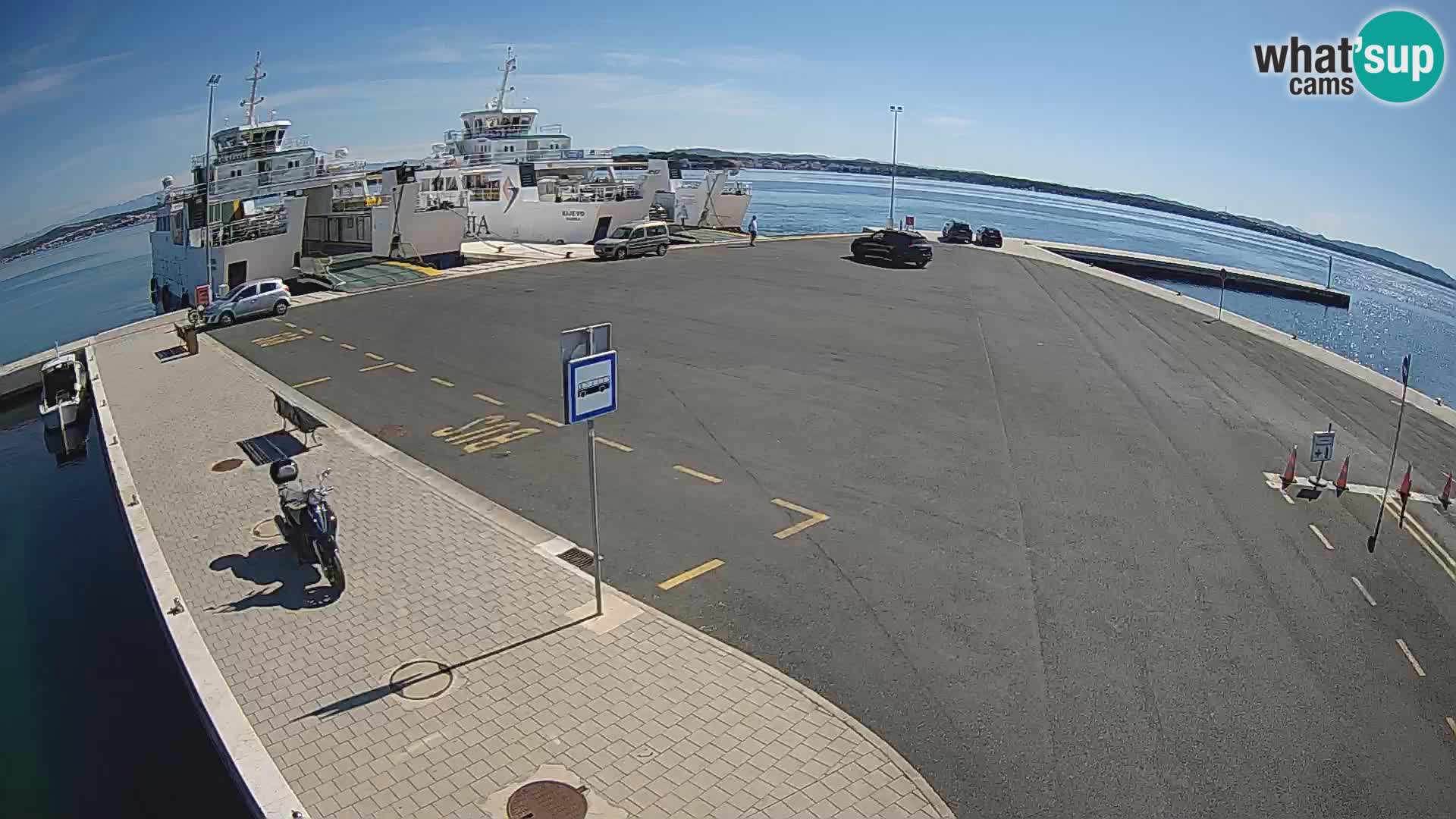 Tkon Live cam – ferry – Dalmatia – Croatia