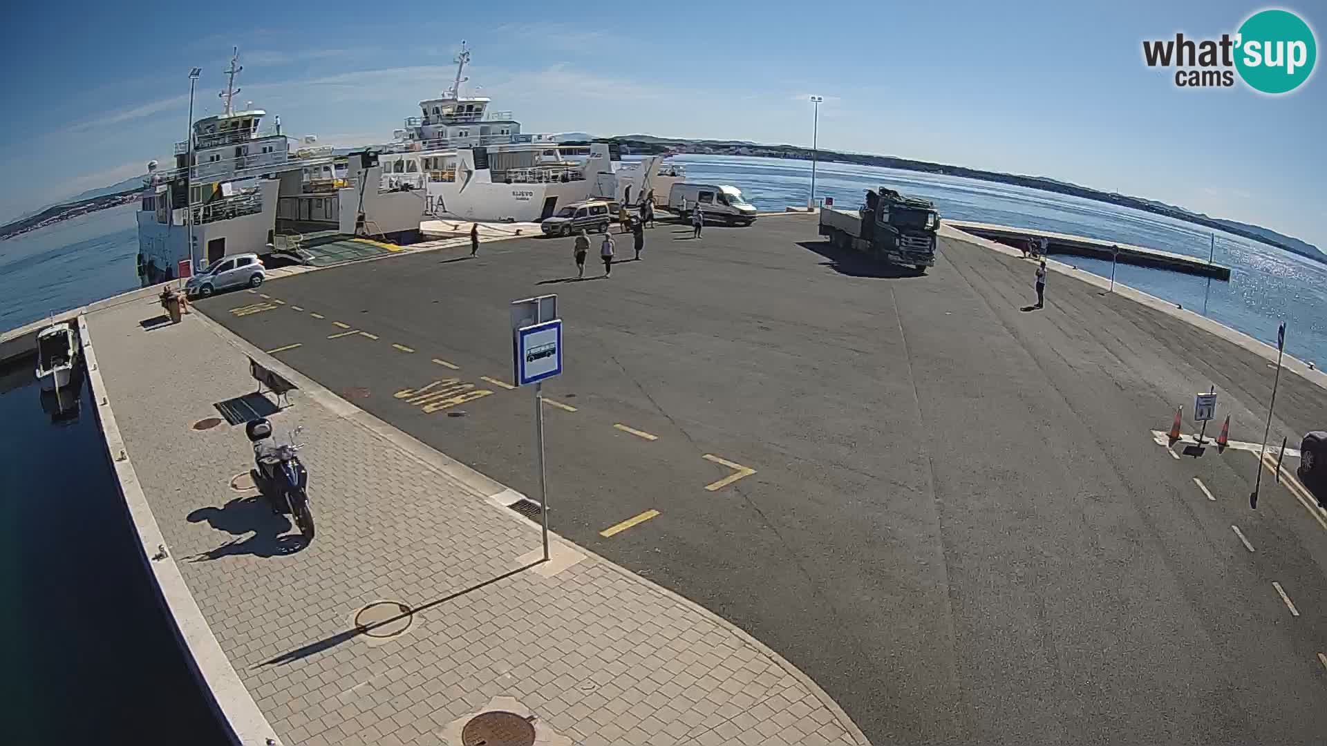 Tkon Live cam – ferry – Dalmatia – Croatia