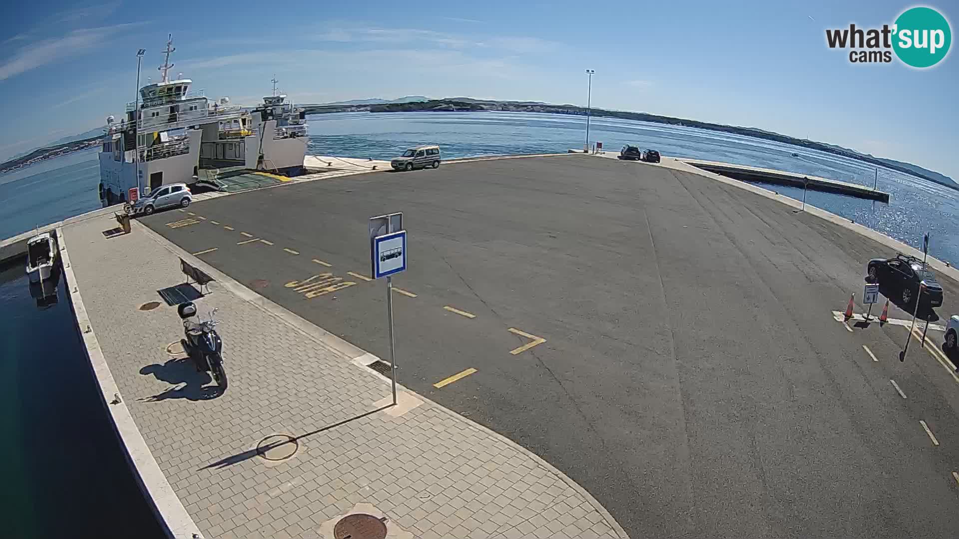 Tkon Live cam – ferry – Dalmatia – Croatia