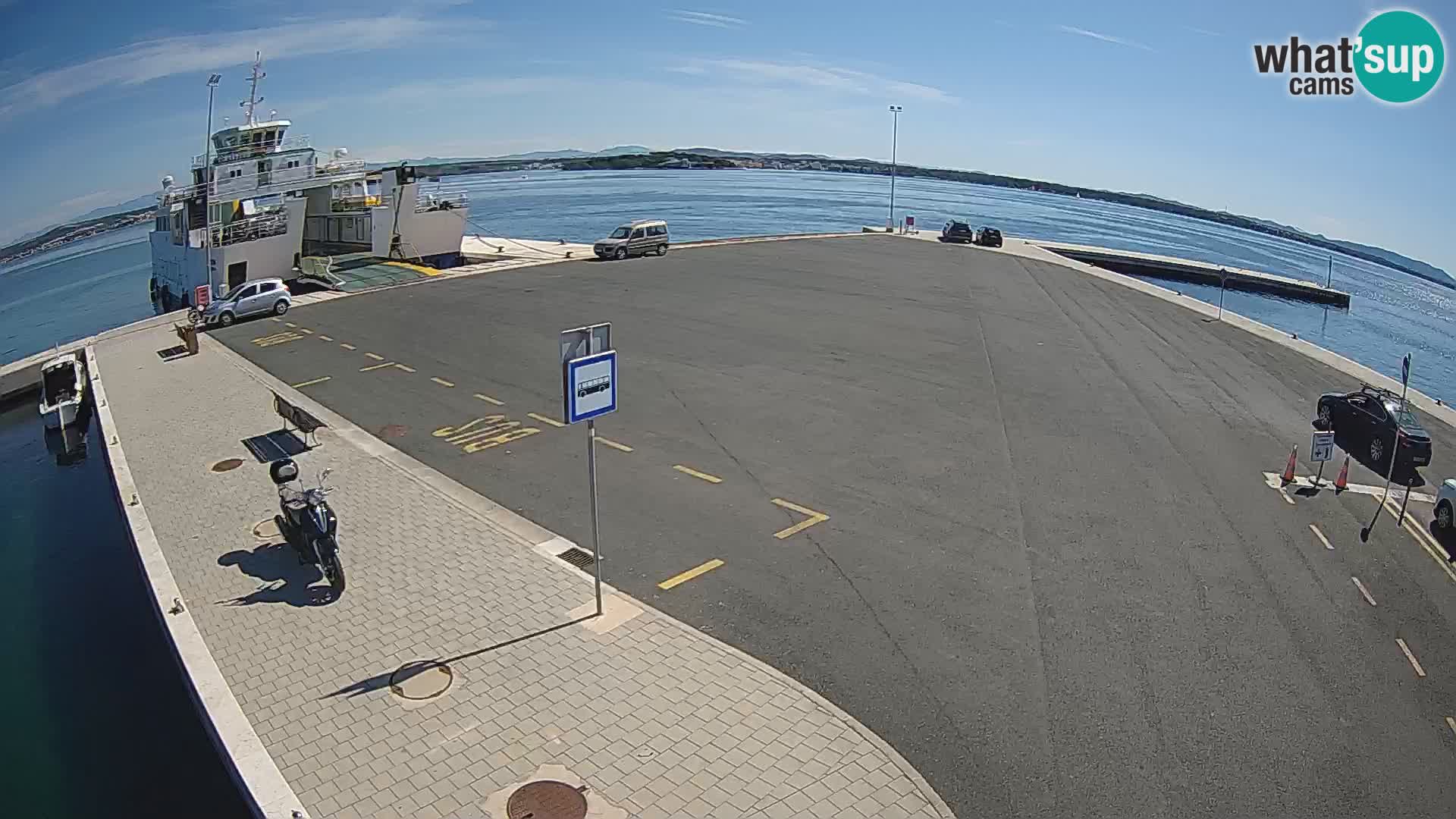 Tkon Live cam – ferry – Dalmatia – Croatia