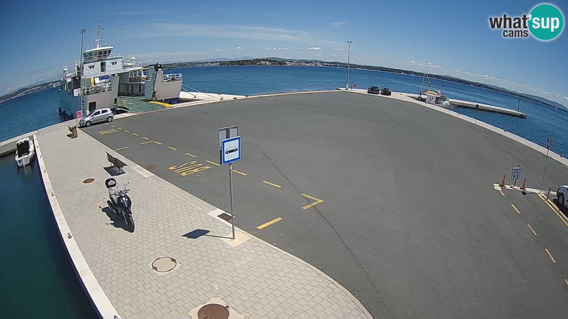Tkon Live cam – ferry – Dalmatia – Croatia