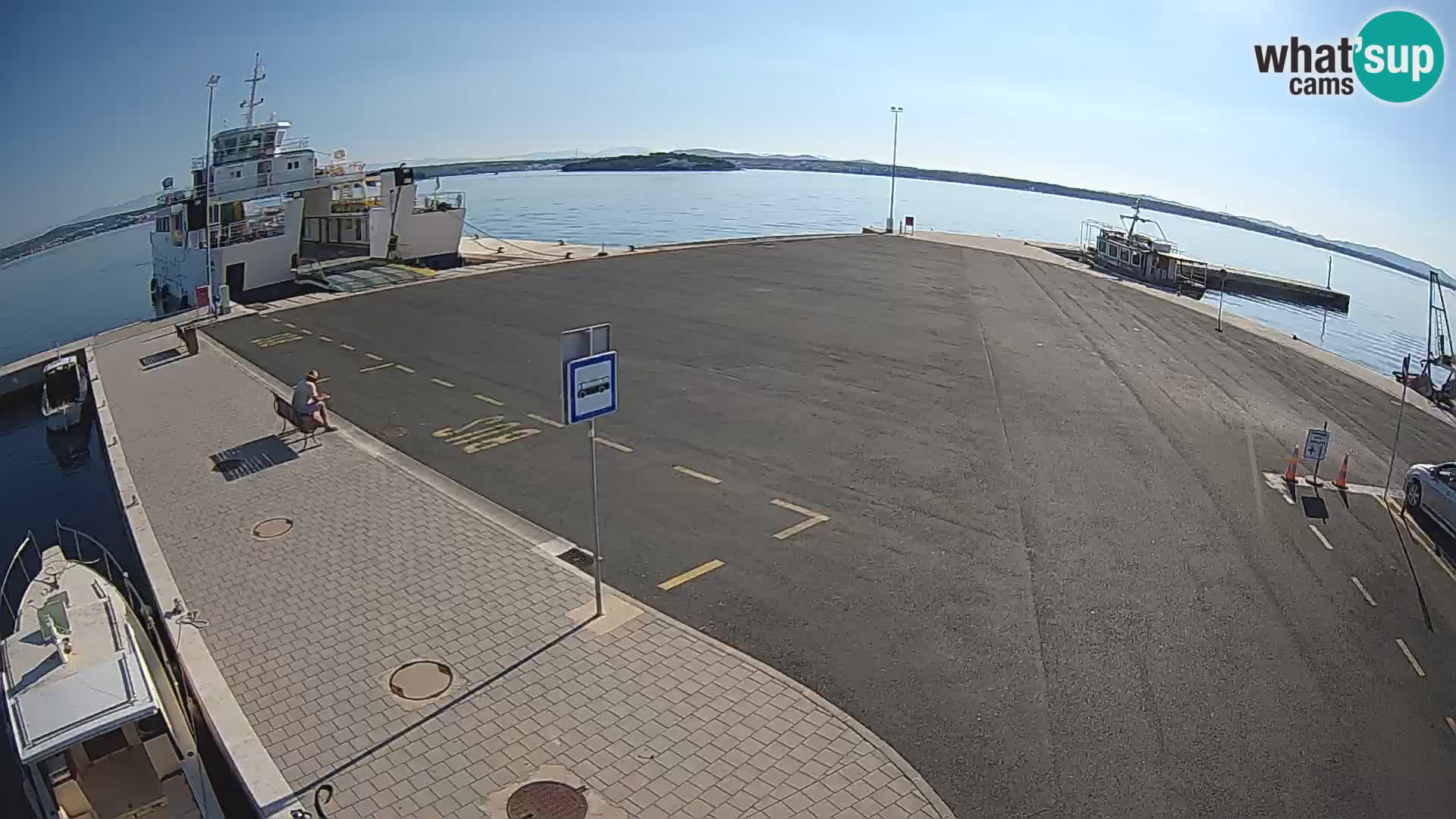 Tkon Live cam – ferry – Dalmatia – Croatia