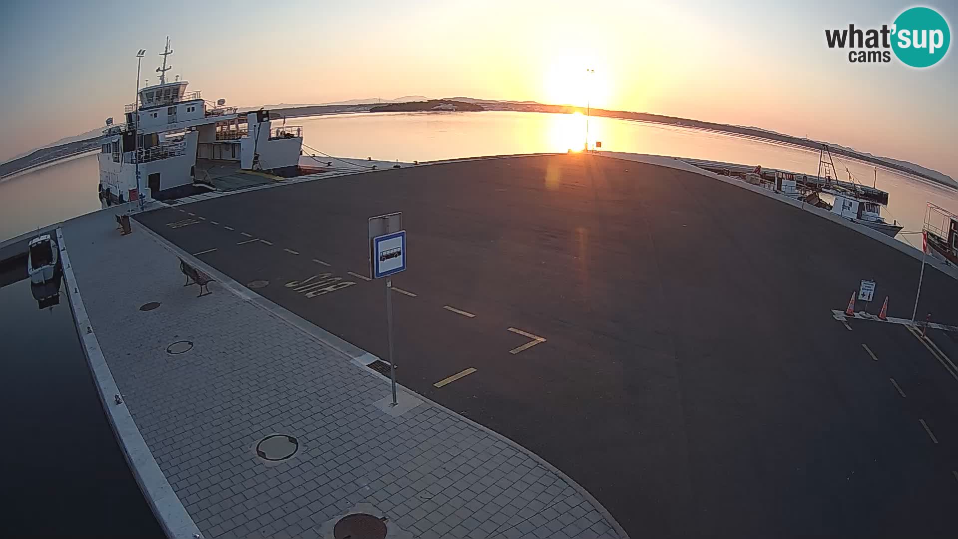 Tkon v živo – trajekt – Dalmacija – Hrvaška