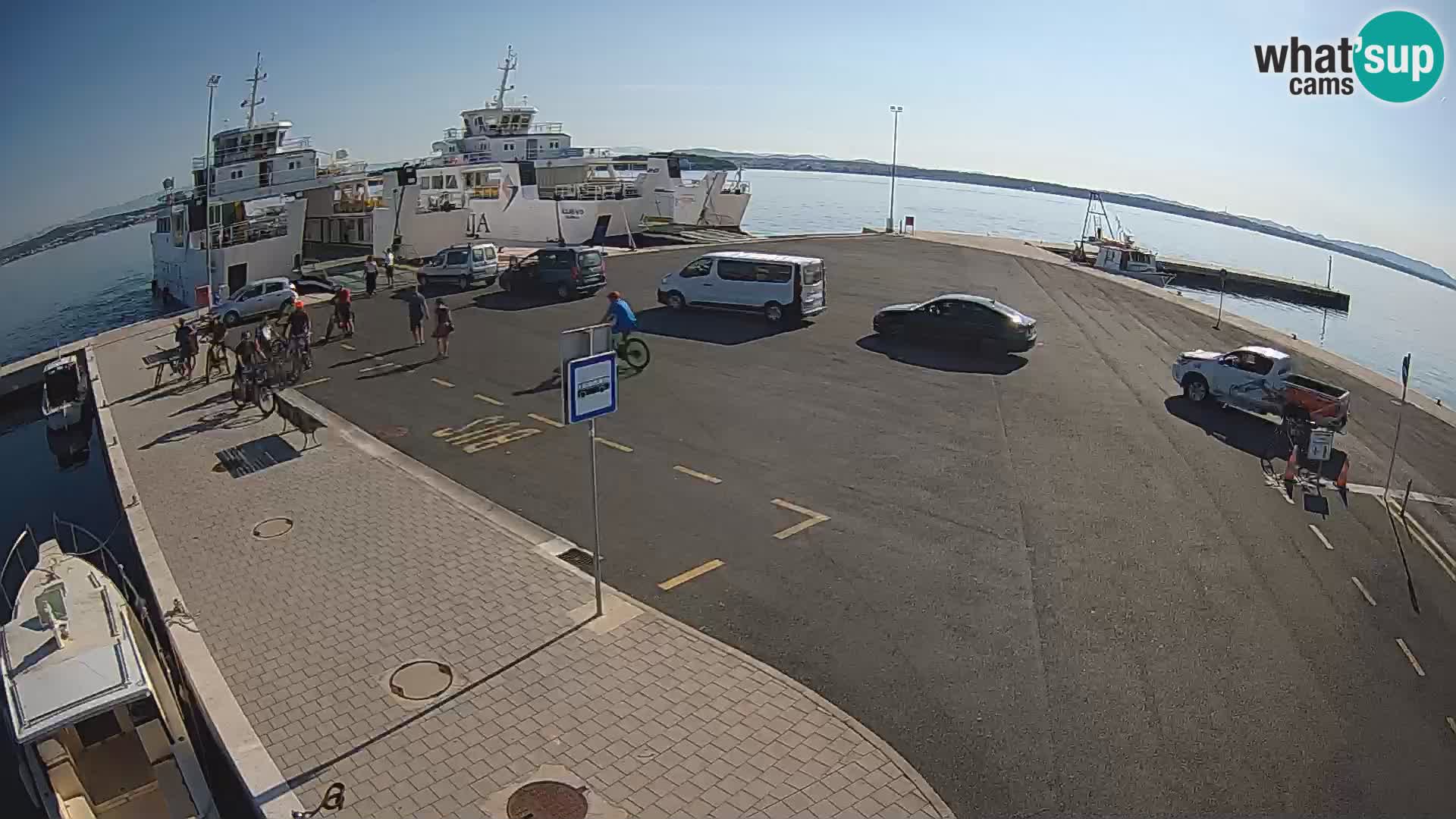 Tkon Live cam – ferry – Dalmatia – Croatia