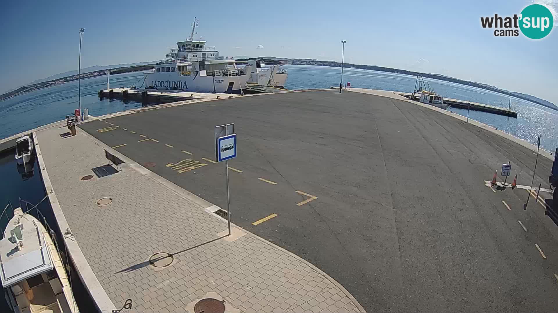 Tkon Live cam – ferry – Dalmatia – Croatia
