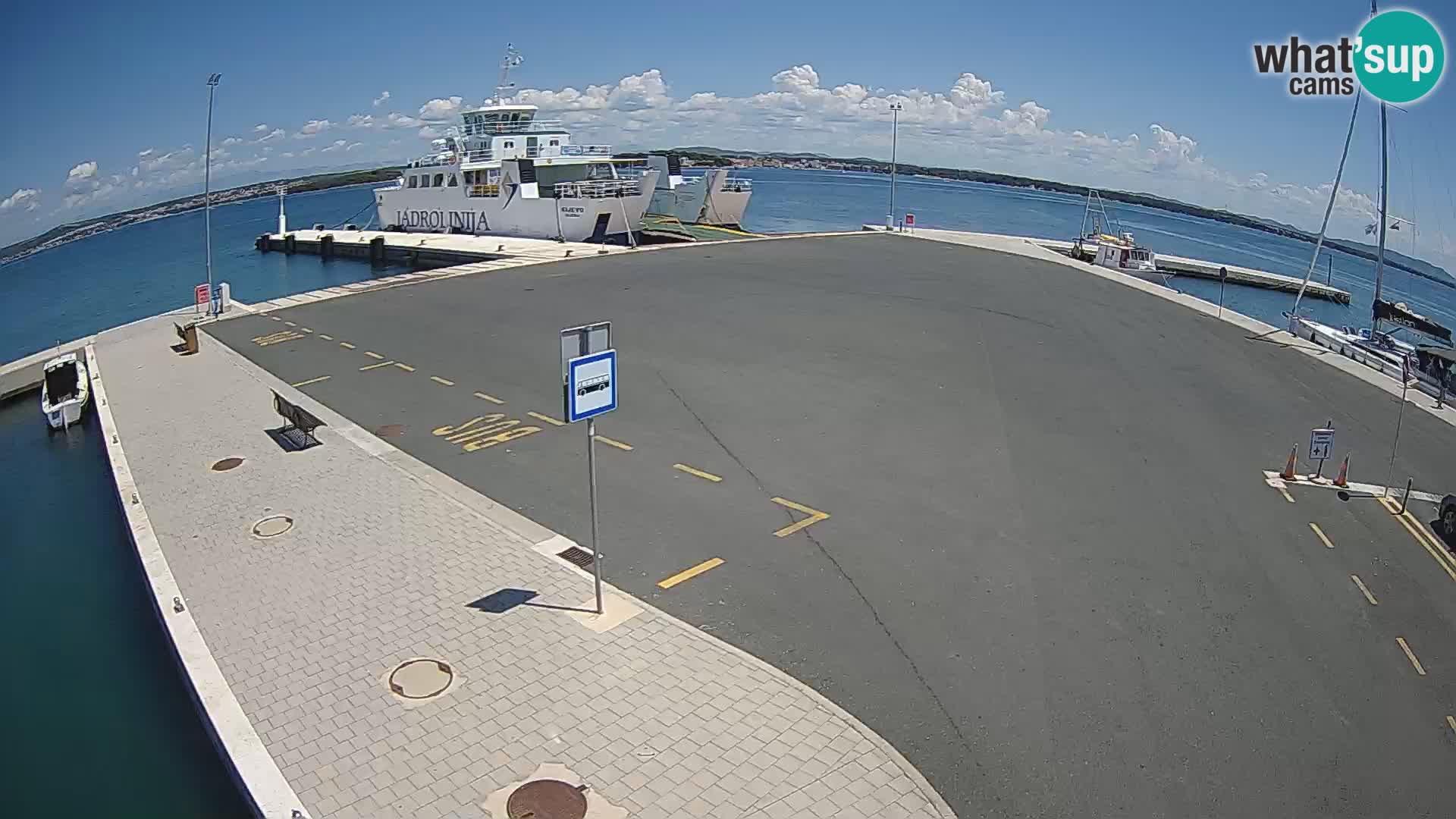 Tkon Live cam – ferry – Dalmatia – Croatia