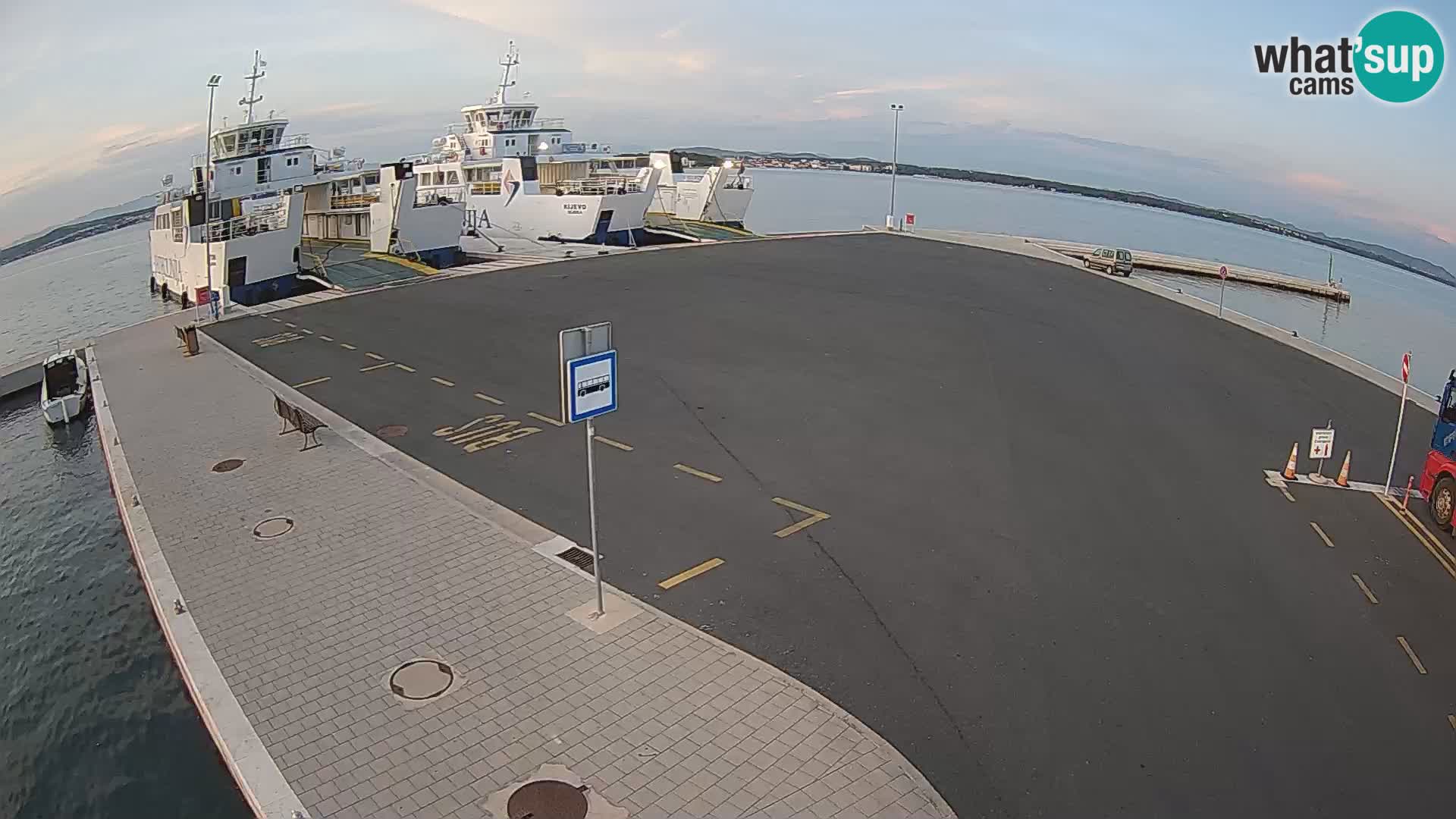 Tkon Live cam – ferry – Dalmatia – Croatia