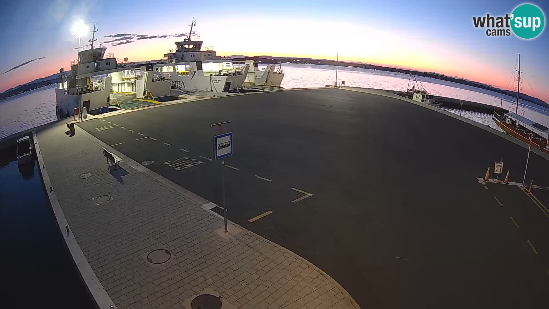 Tkon Live cam – ferry – Dalmatia – Croatia