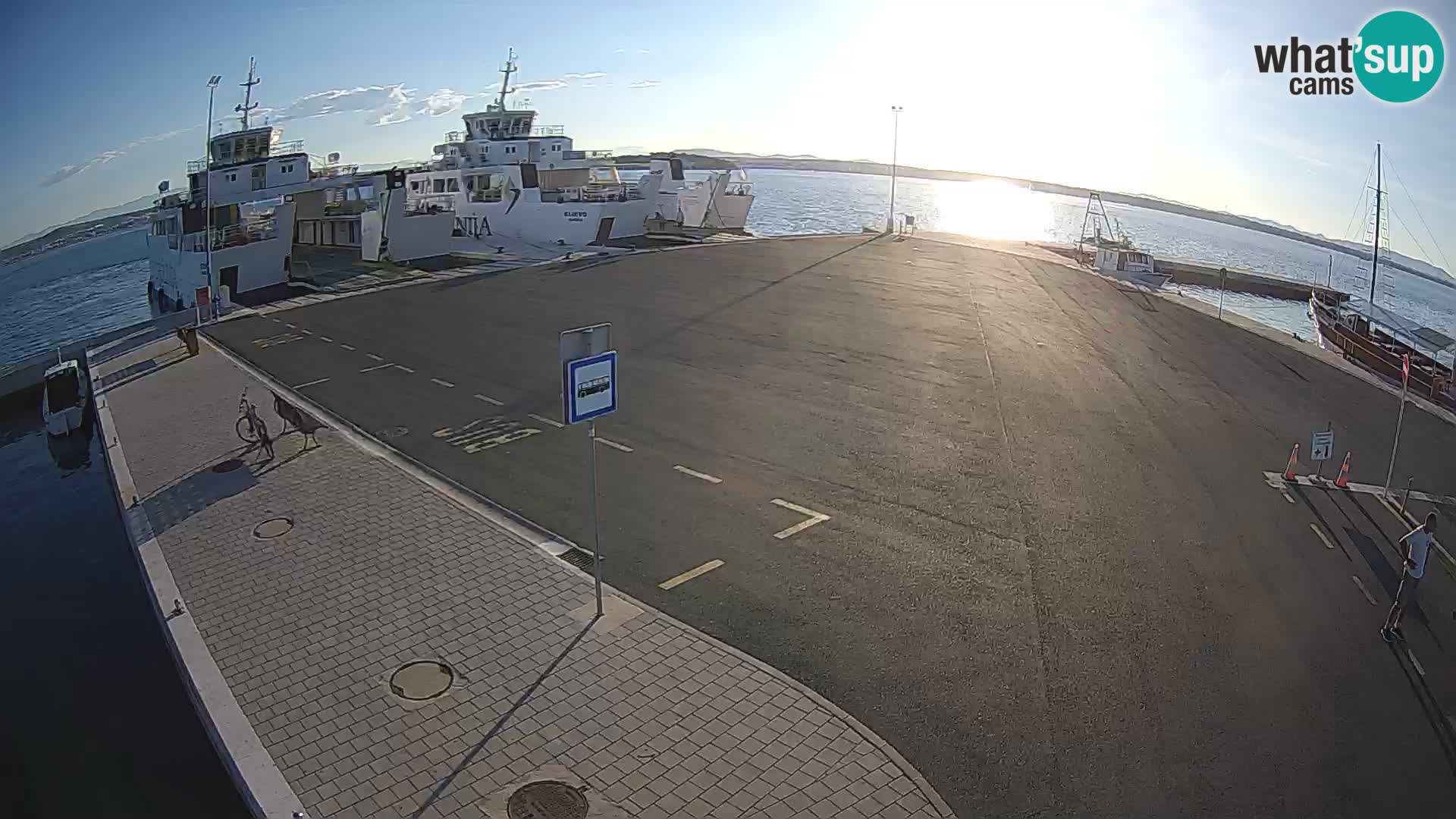 Tkon Live cam – ferry – Dalmatia – Croatia