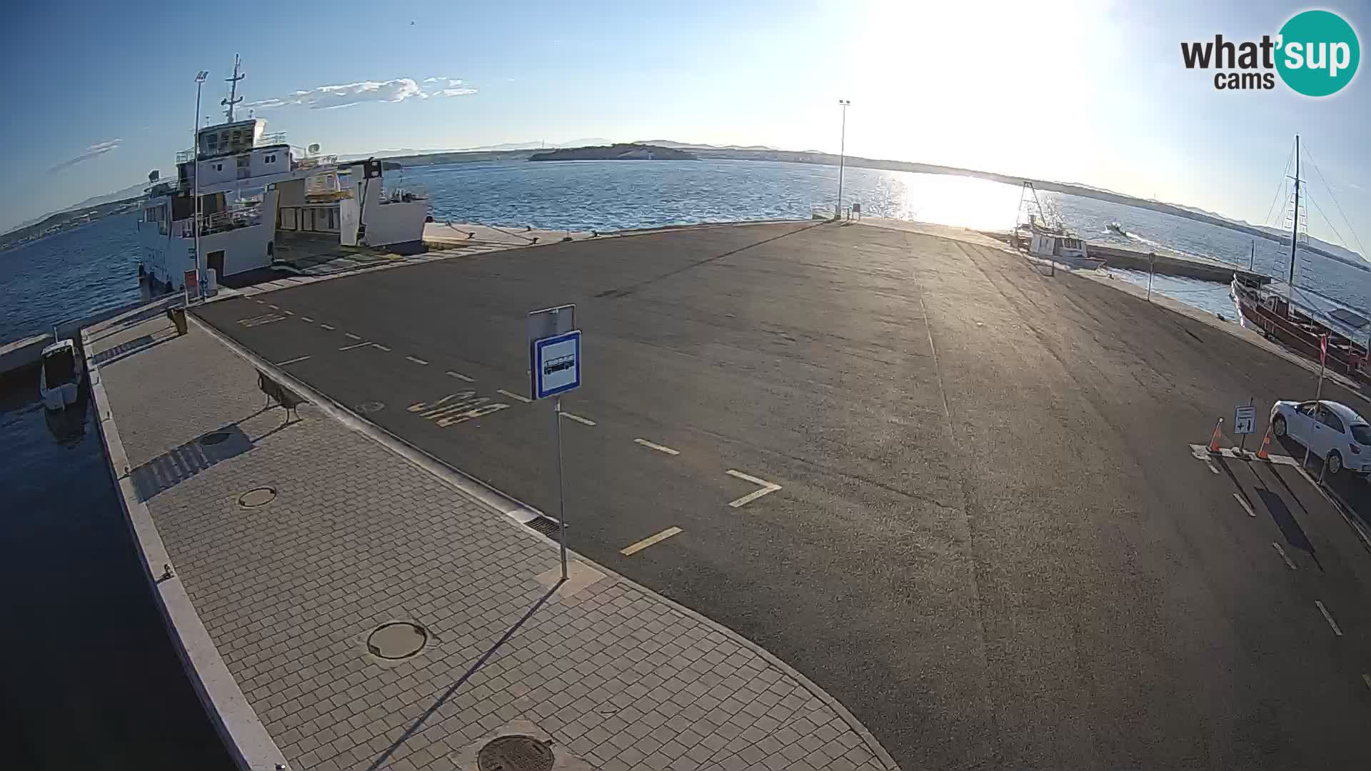 Tkon Live cam – Fähre – Dalmatien – Kroatien