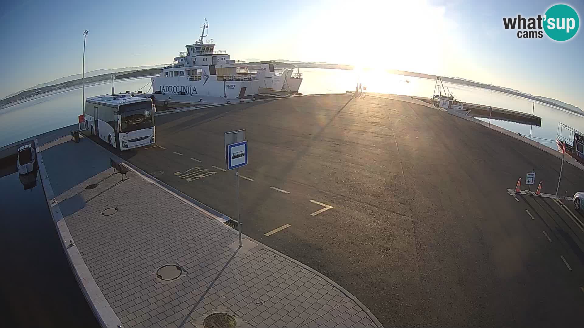 Tkon Live cam – ferry – Dalmatia – Croatia