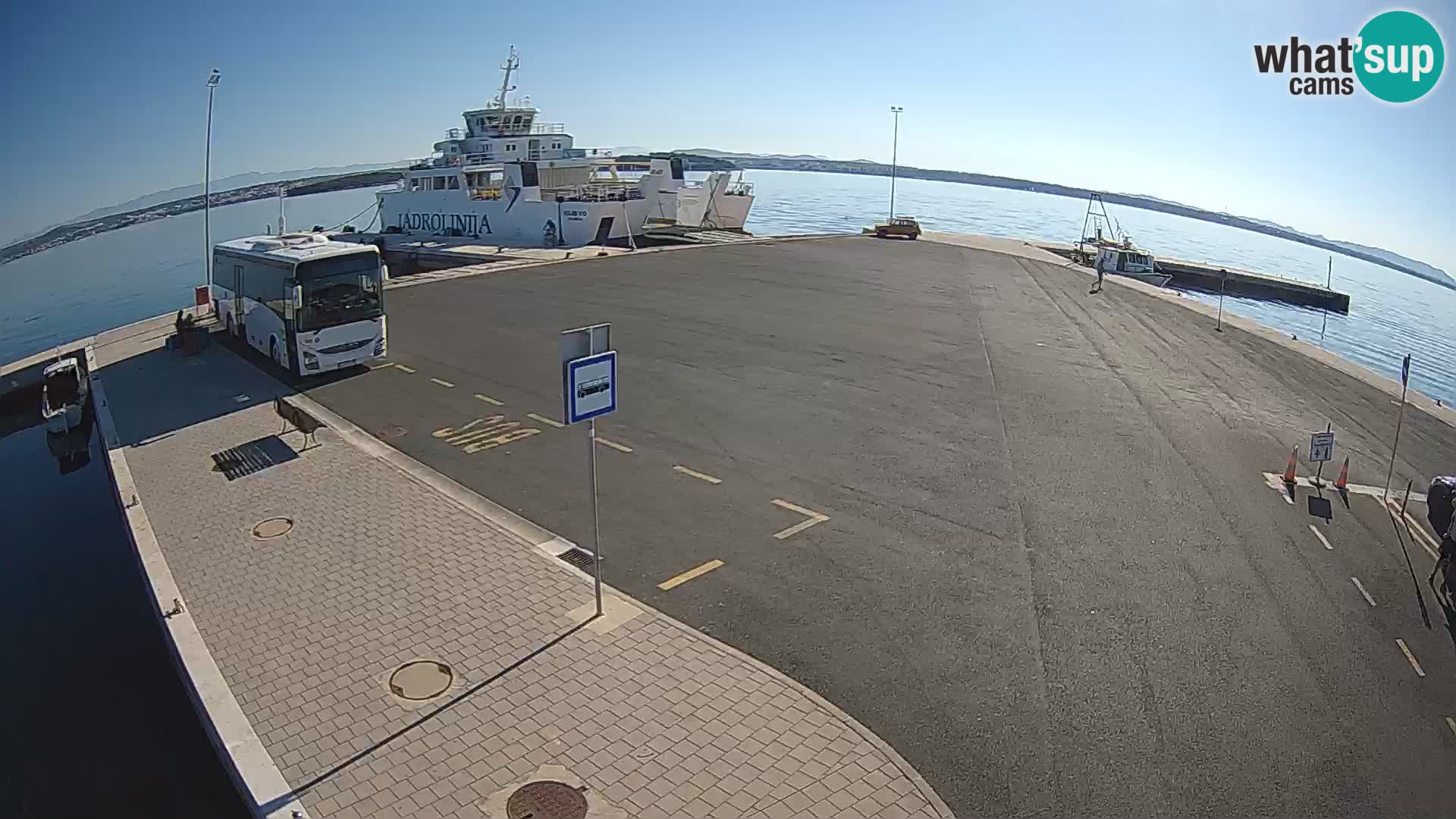 Tkon Live cam – ferry – Dalmatia – Croatia