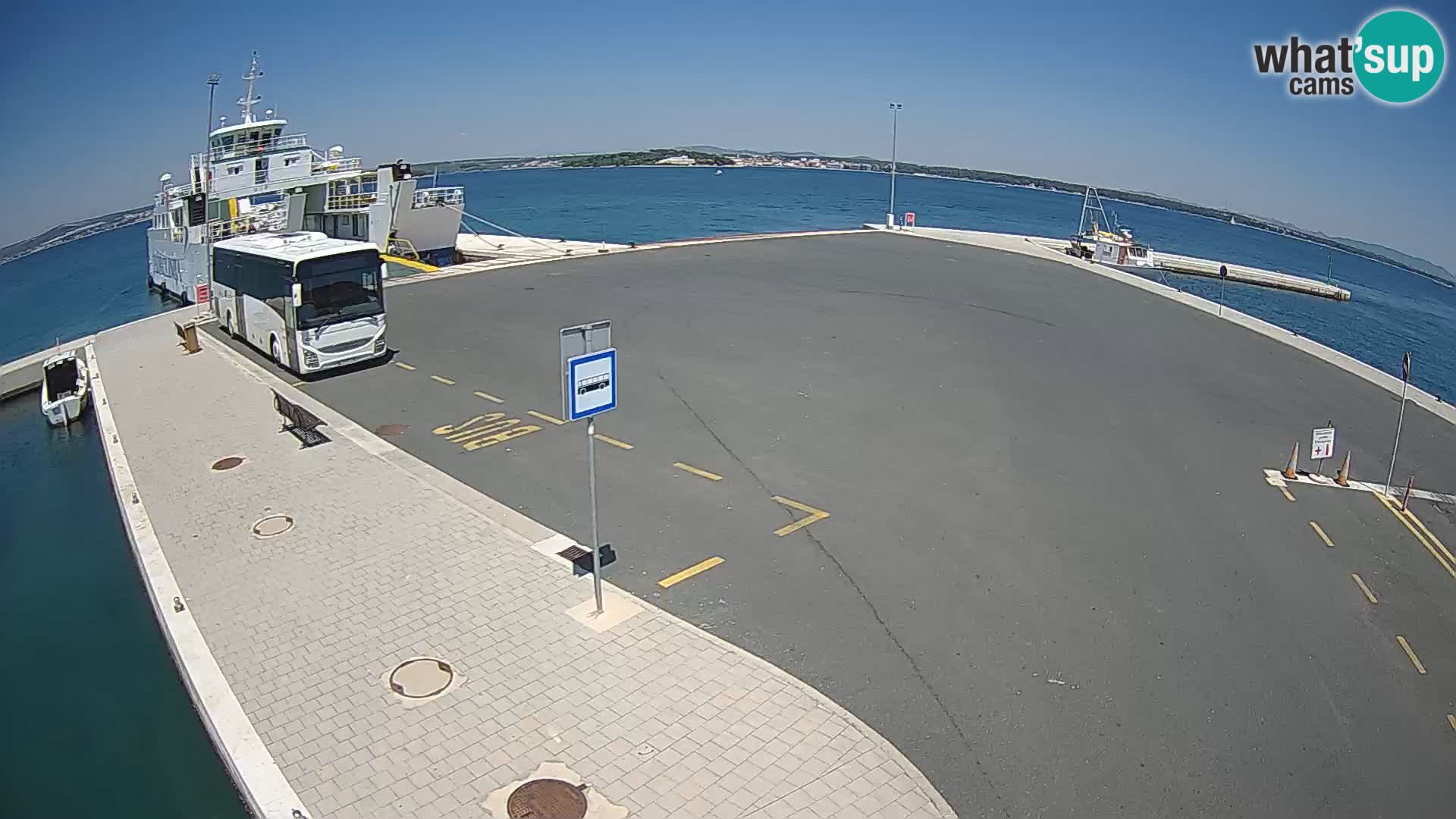 Tkon Live cam – ferry – Dalmatia – Croatia
