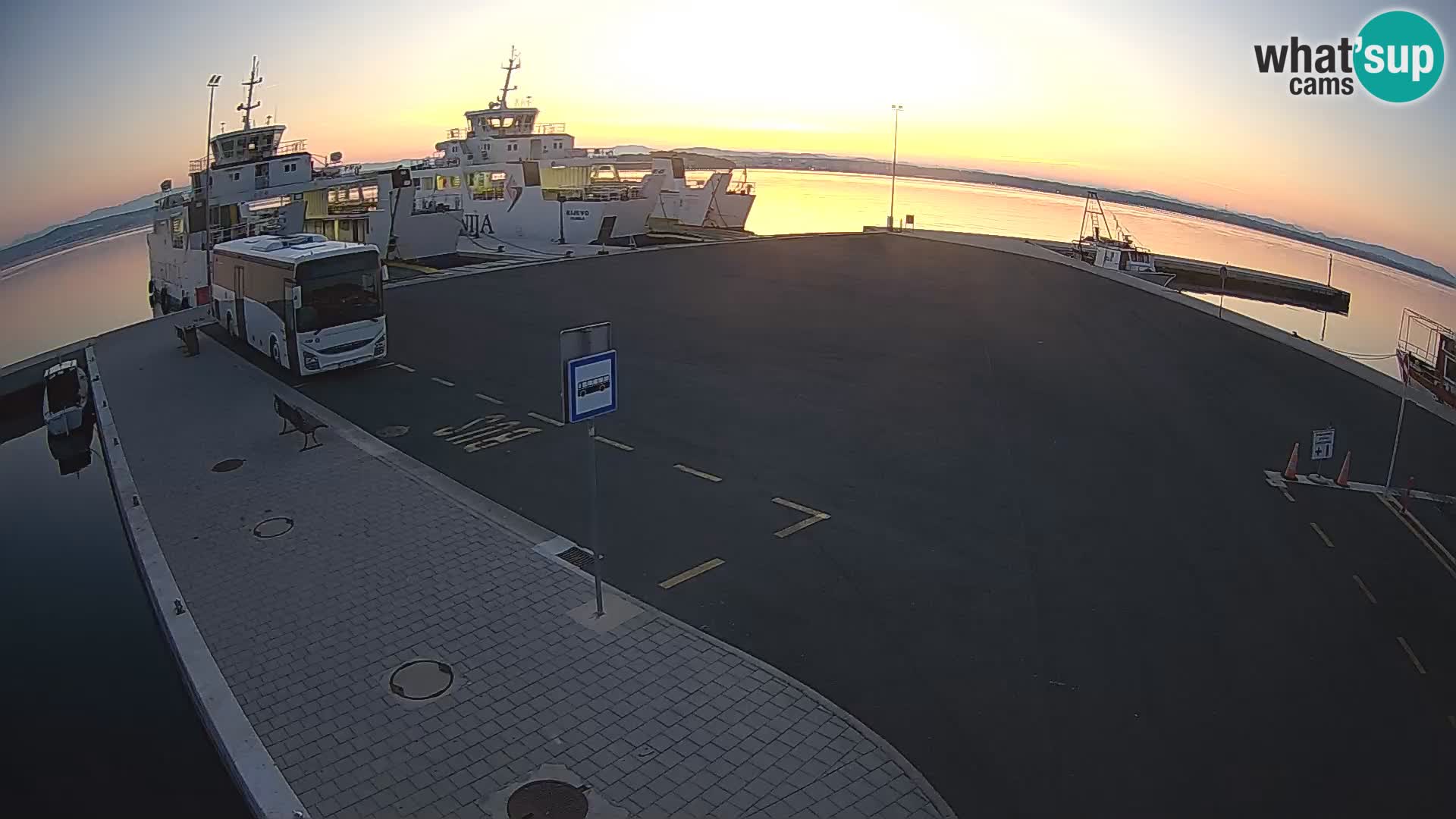 Tkon Live cam – Fähre – Dalmatien – Kroatien