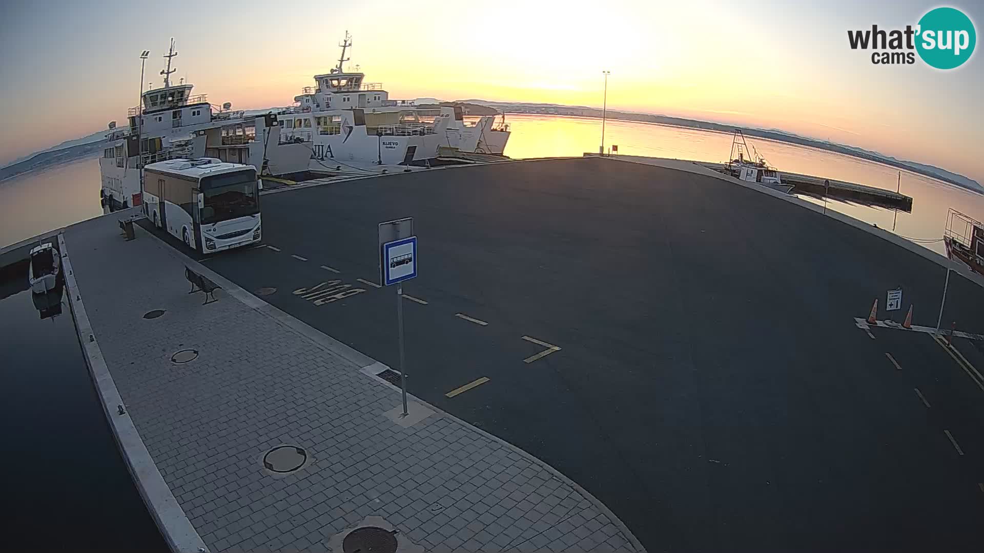 Tkon Live cam – Fähre – Dalmatien – Kroatien
