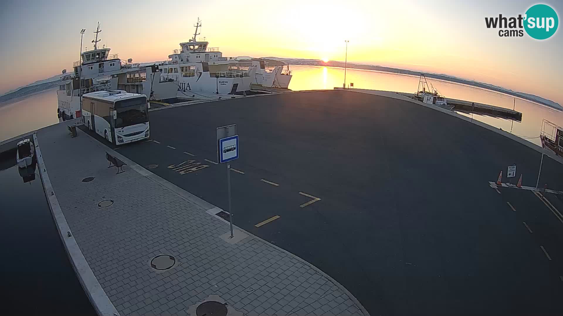 Tkon Live cam – Fähre – Dalmatien – Kroatien