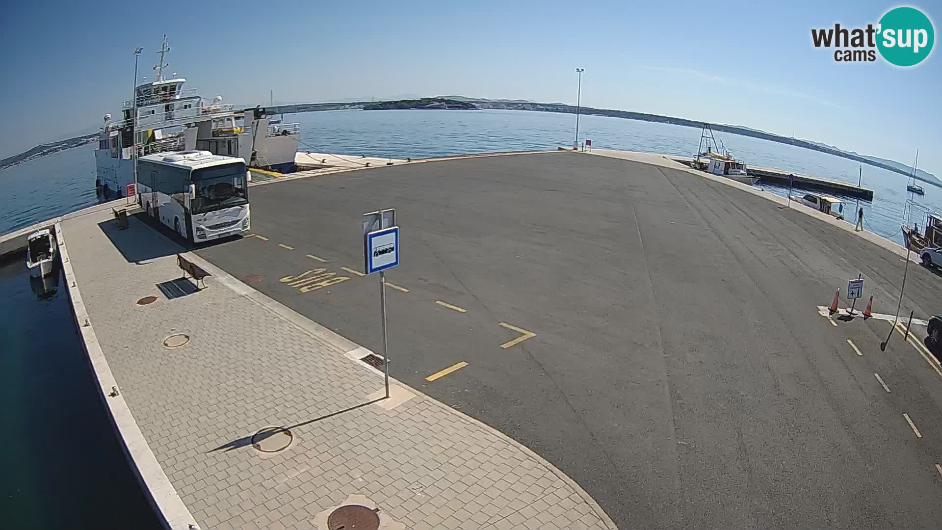 Tkon Live cam – traghetto – Dalmazia – Croazia