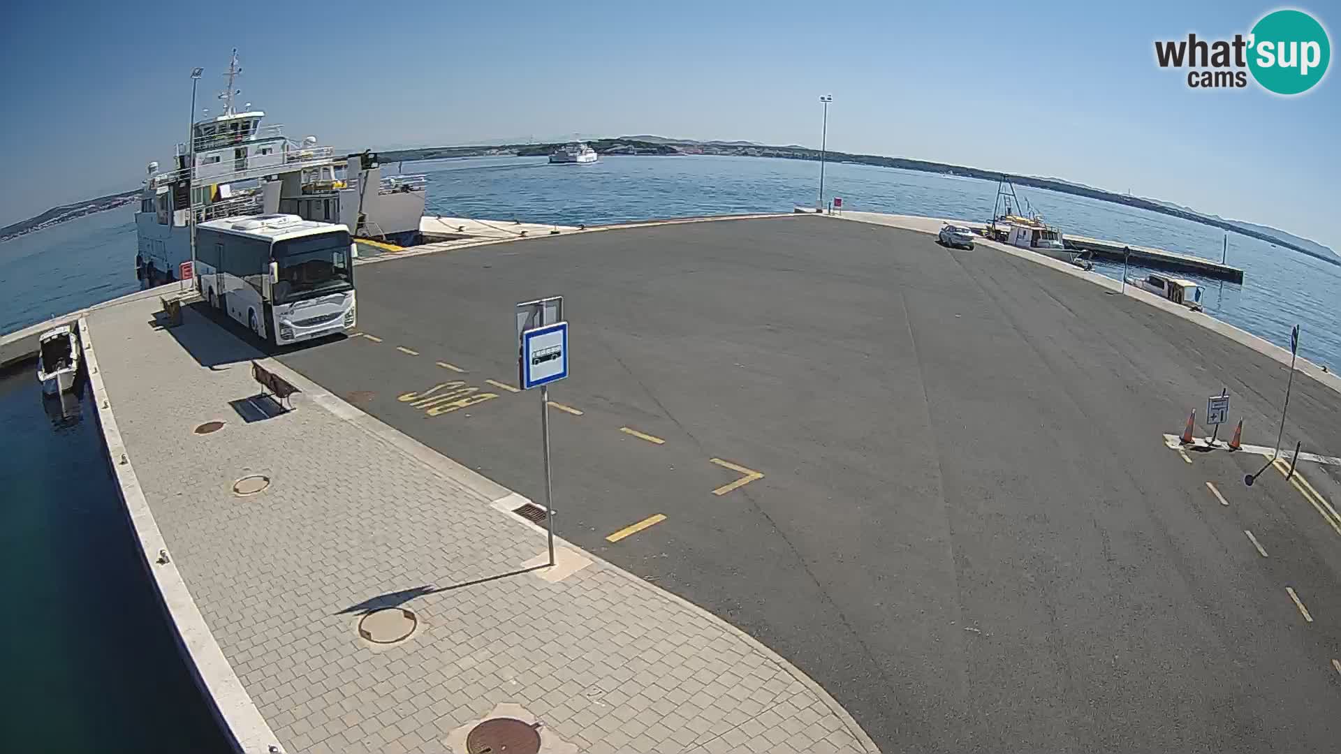 Tkon Live cam – traghetto – Dalmazia – Croazia