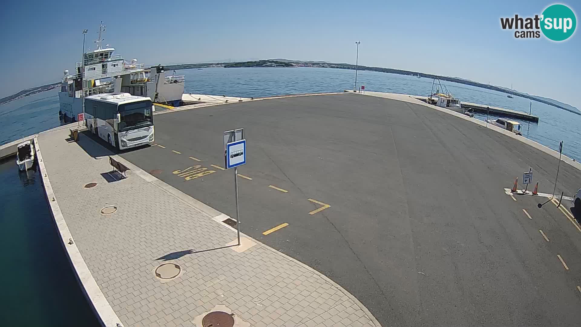 Tkon Live cam – traghetto – Dalmazia – Croazia