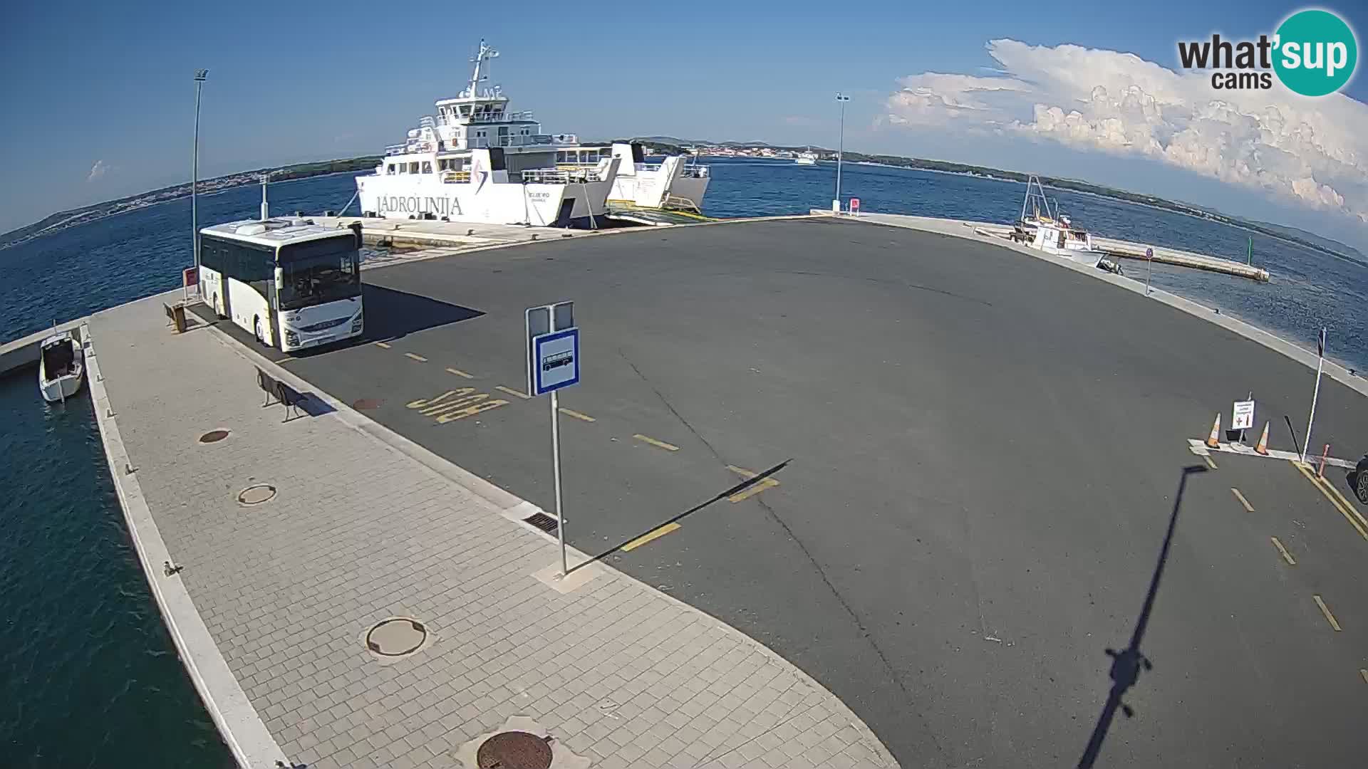 Tkon Live cam – ferry – Dalmatia – Croatia